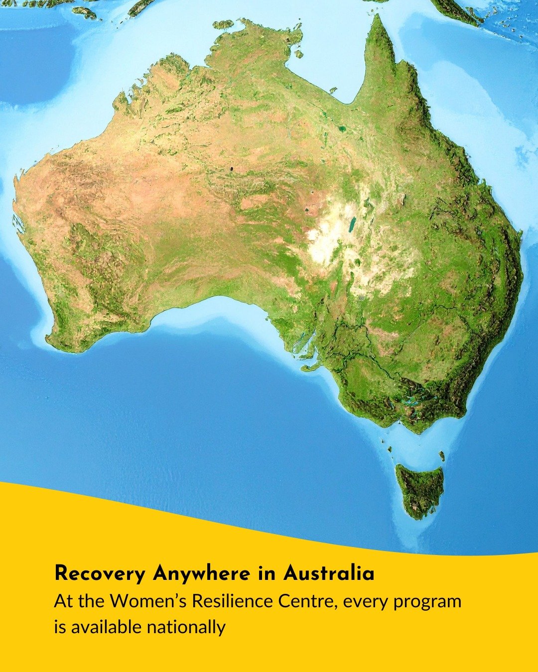 Recovery should never depend on where you live. 
At the Women&rsquo;s Resilience Centre, every program is available nationally - free, trauma informed and accessible online. 

Whether you&rsquo;re in a major city, a regional town or a remote communit