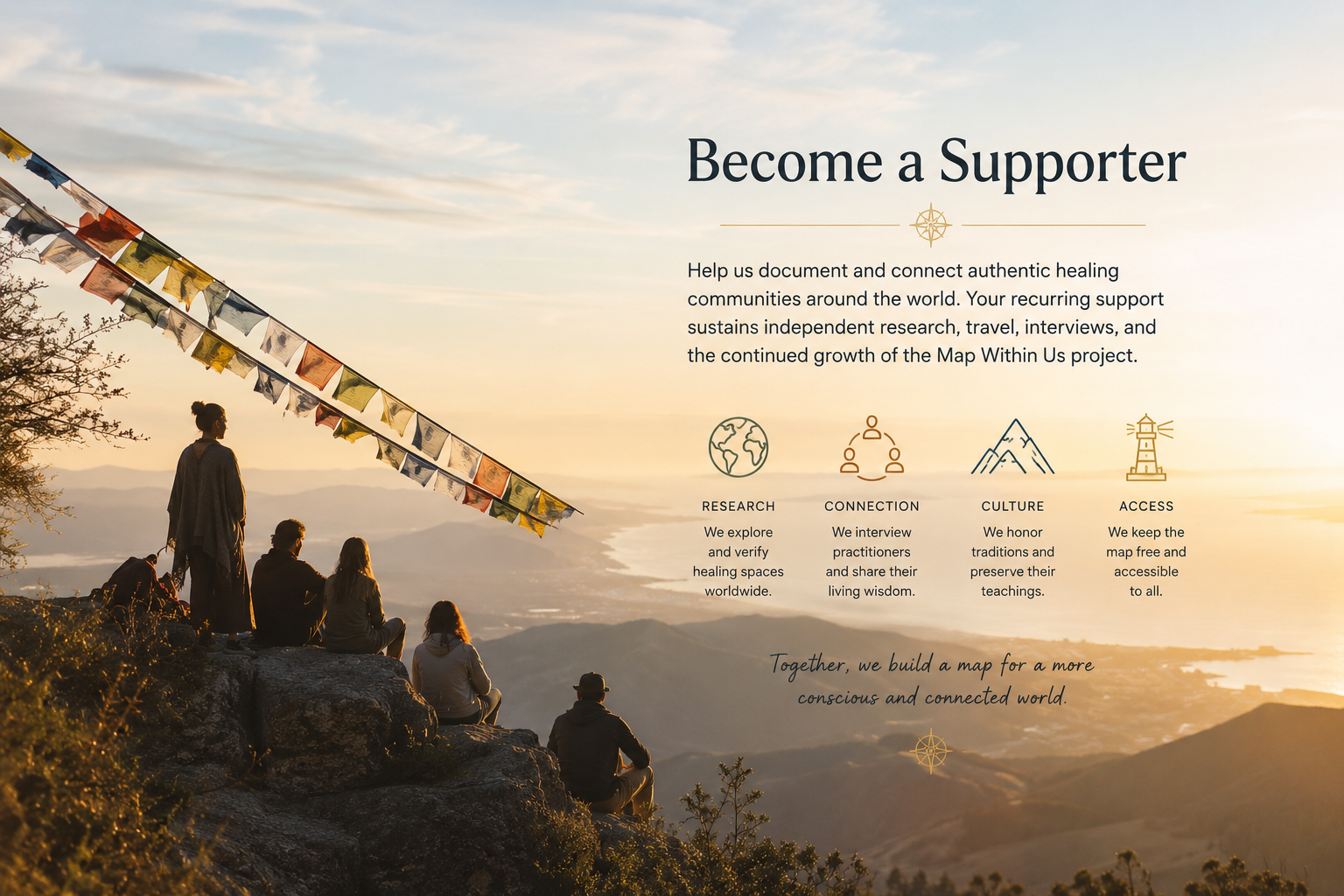 Become a Map Within Us Supporter