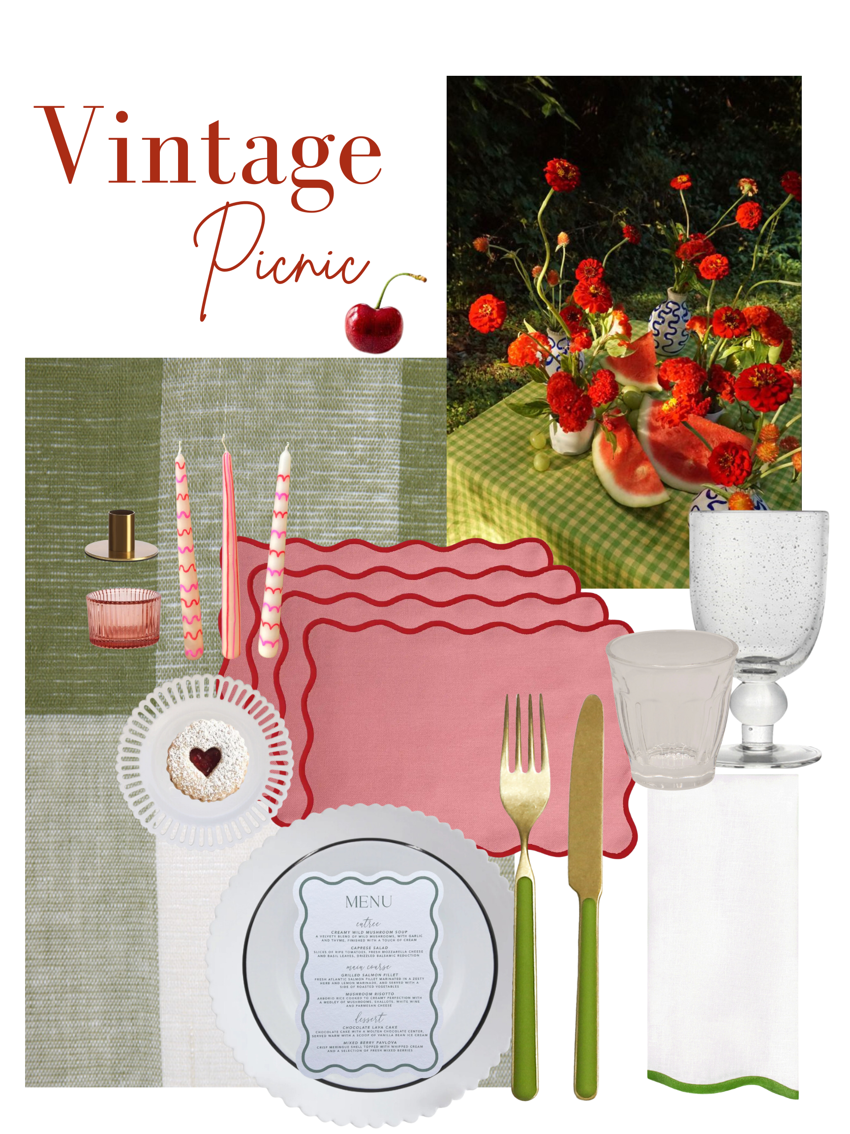 Late Summer Picnic-Inspired Table Decor