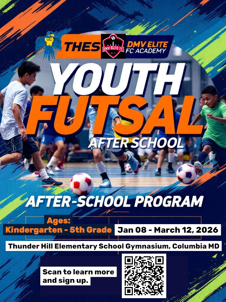 DMV Elite FC After-School Futsal program
