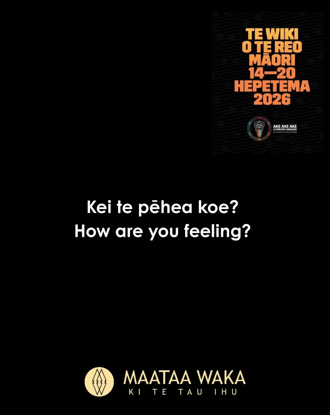 Te Wiki o Te Reo Māori ✨

In theme with Te Wiki o Te Reo Māori &amp; Suicide Prevention month, here are a few phrases you can say in Te Reo Māori to check if someone is ok 

#tewikiotereomāori2026 #suicidepreventionmonth