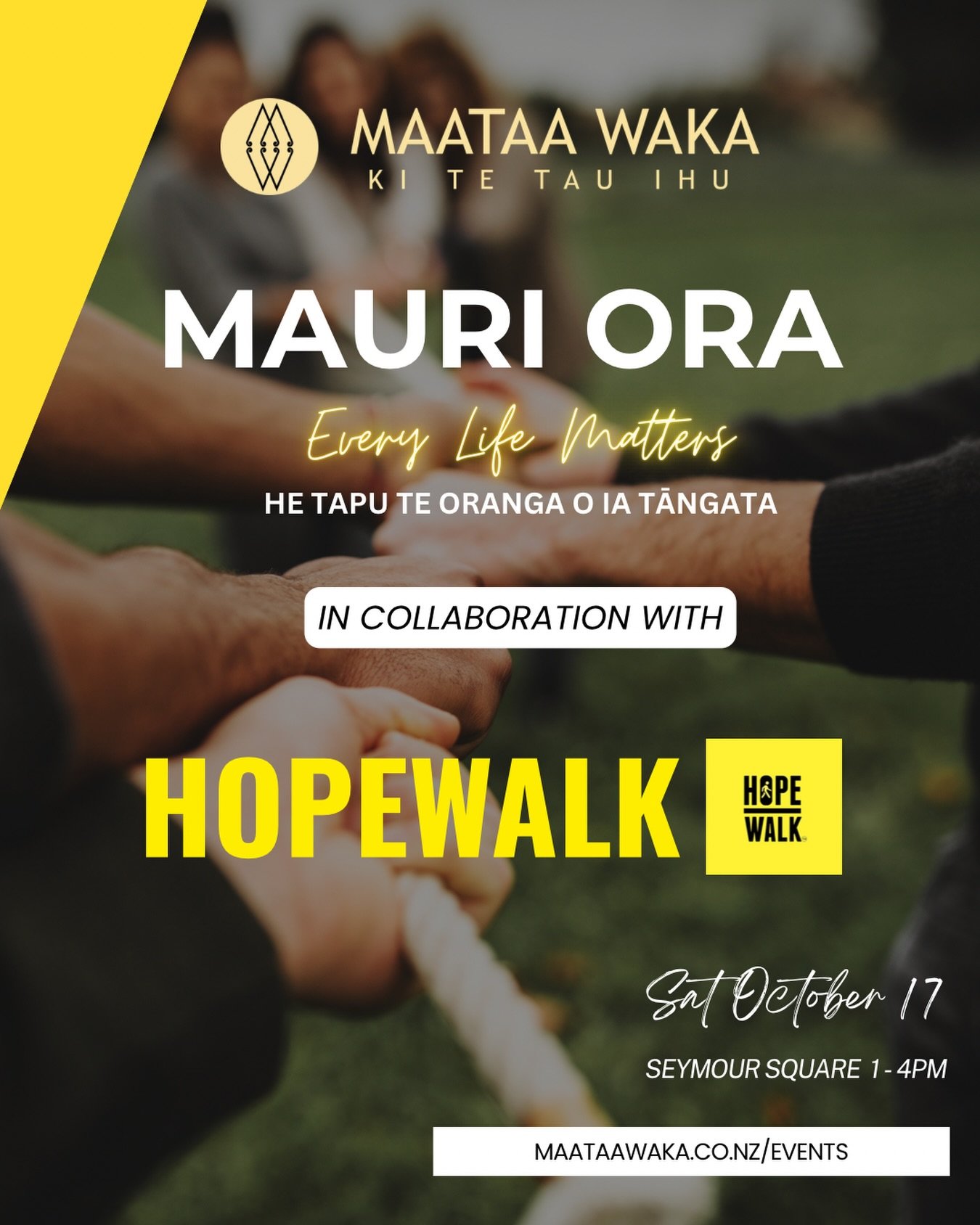 There&rsquo;ll be a bit of community competition at the Mauri Ora Hīkoi Hope Walk 2026!
Get your whānau, friends, workmates or mates together and have a go at our Community Tug-O-War.
Come along, get involved and be part of the community. 

Seymour S