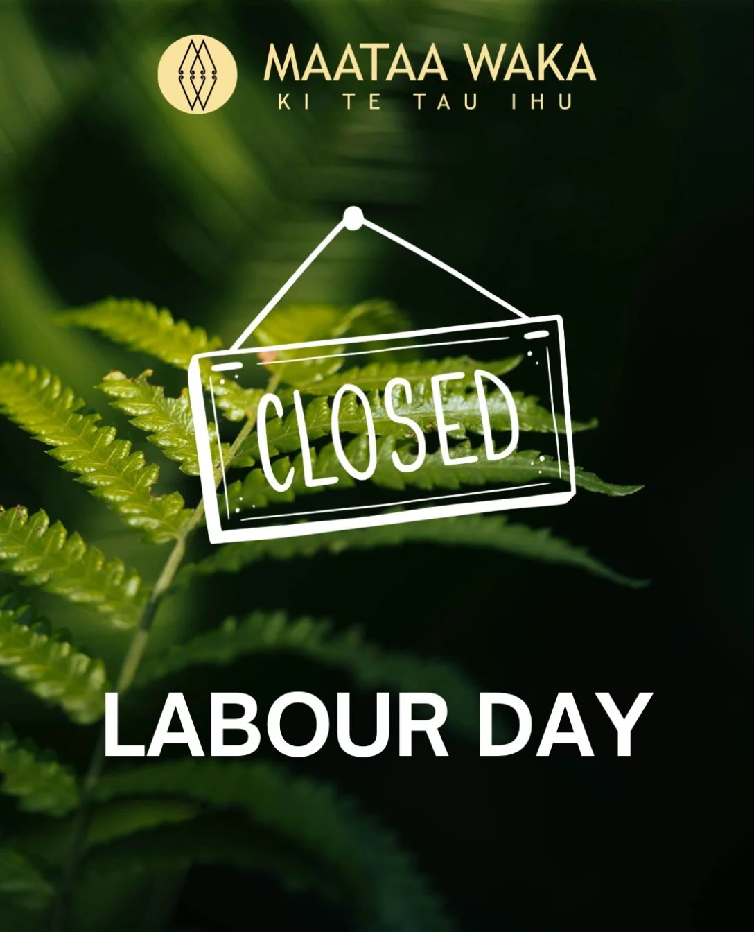 Morena e te iwi, the tari is closed today! 
We hope you&rsquo;re having a nice long weekend, see you in the tari tomorrow ✨