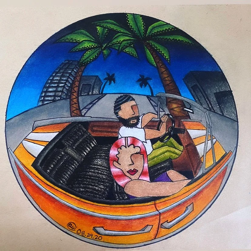 Mixtape cover art for local Maryland artist.