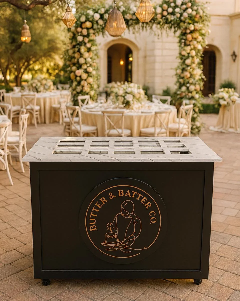 A custom dessert bar for our fellow small business owners, Butter & Batter Co in Dearborn, Michigan!