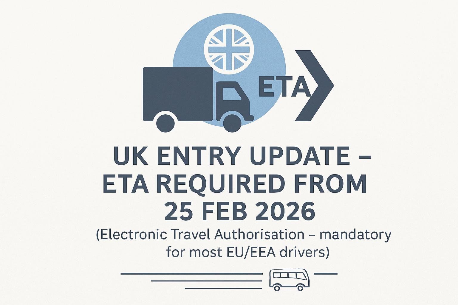 MISE À JOUR CONCERNANT L'ENTRÉE AU ROYAUME-UNI — UNE ETA SERA REQUISE À PARTIR DU 25 FÉVRIER 2026