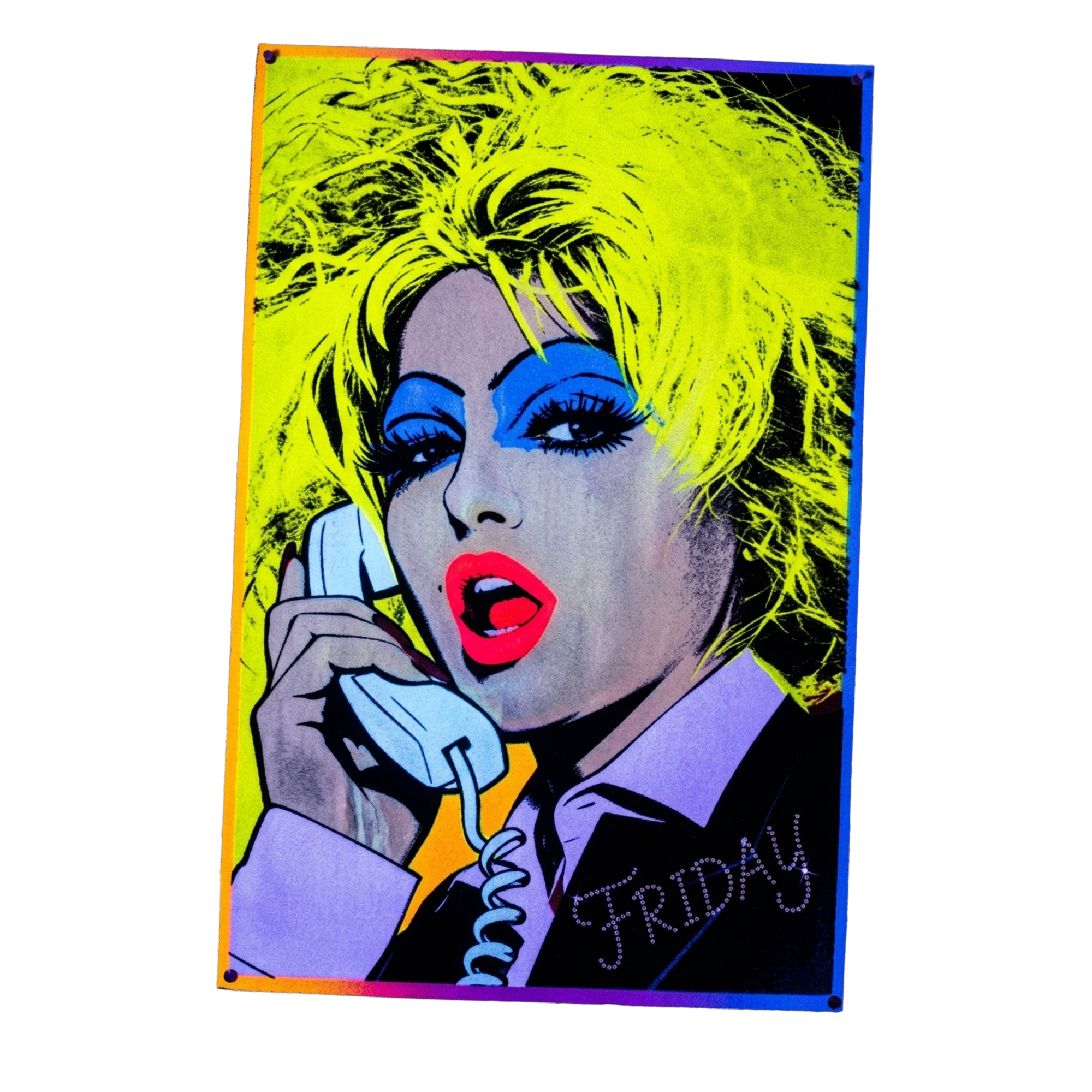 CALL ME BABY BLACKLIGH POSTER