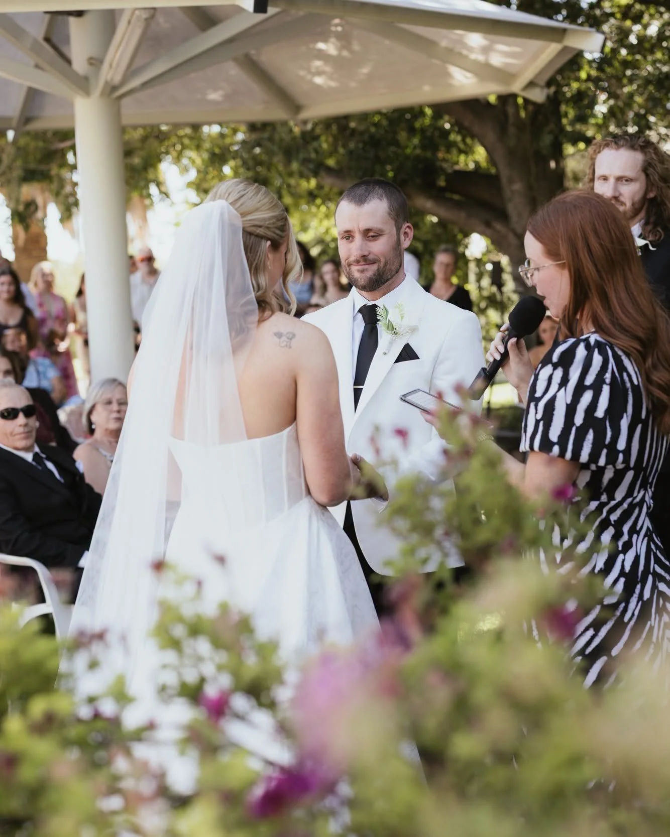 R and C's ceremony moved between laughter and tears so many times I lost count, which is exactly how I know it was right.

The best ceremonies don't hold one emotion, they let everything in.

So grateful to have been part of this one 🤍

#goldcoastwe