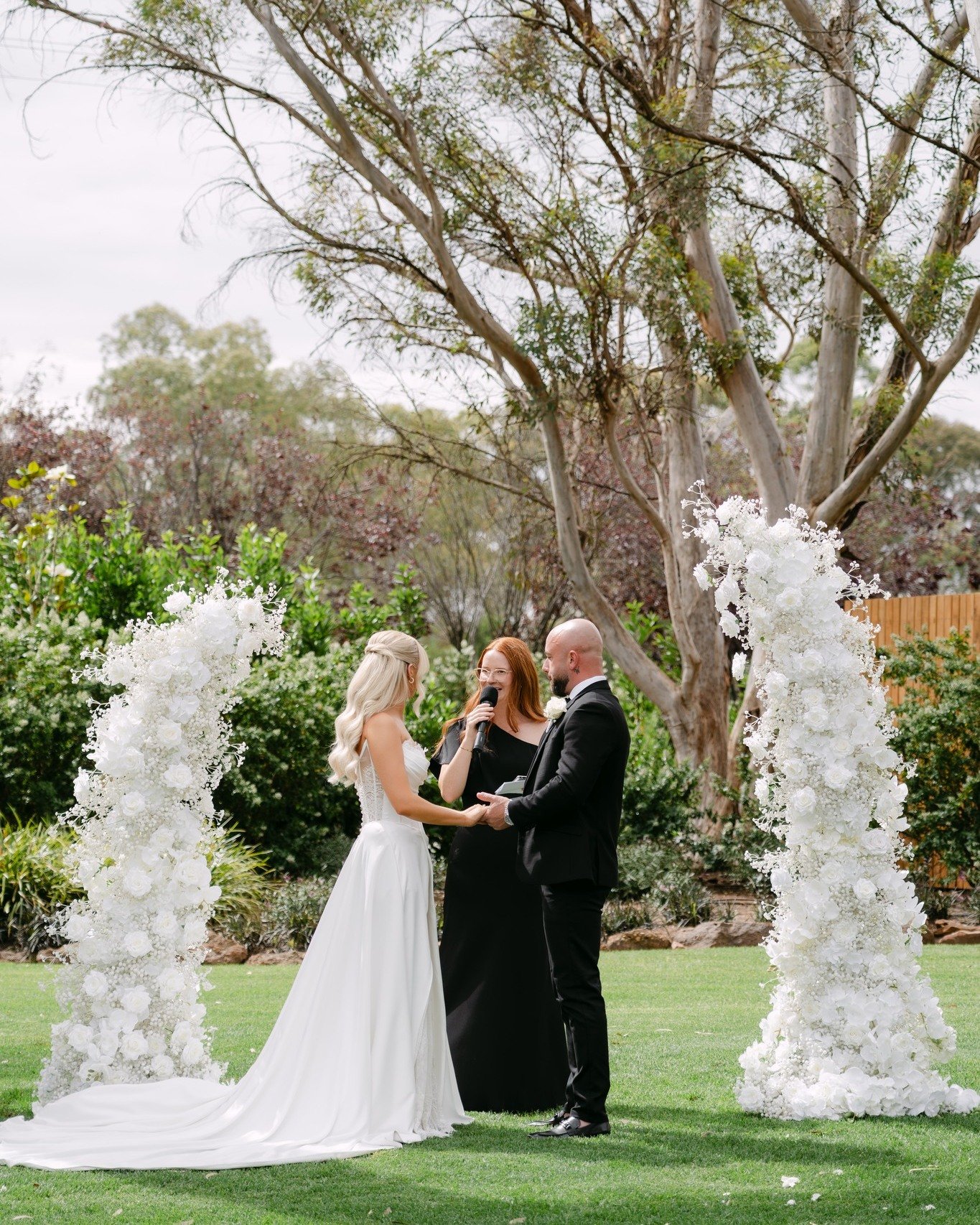 Courtney and Brad came to their wedding day already knowing exactly what they were doing. They had built a life, a family, a love that had already been tested and chosen and shown up for. The ceremony was the perfect space to share that with all of t