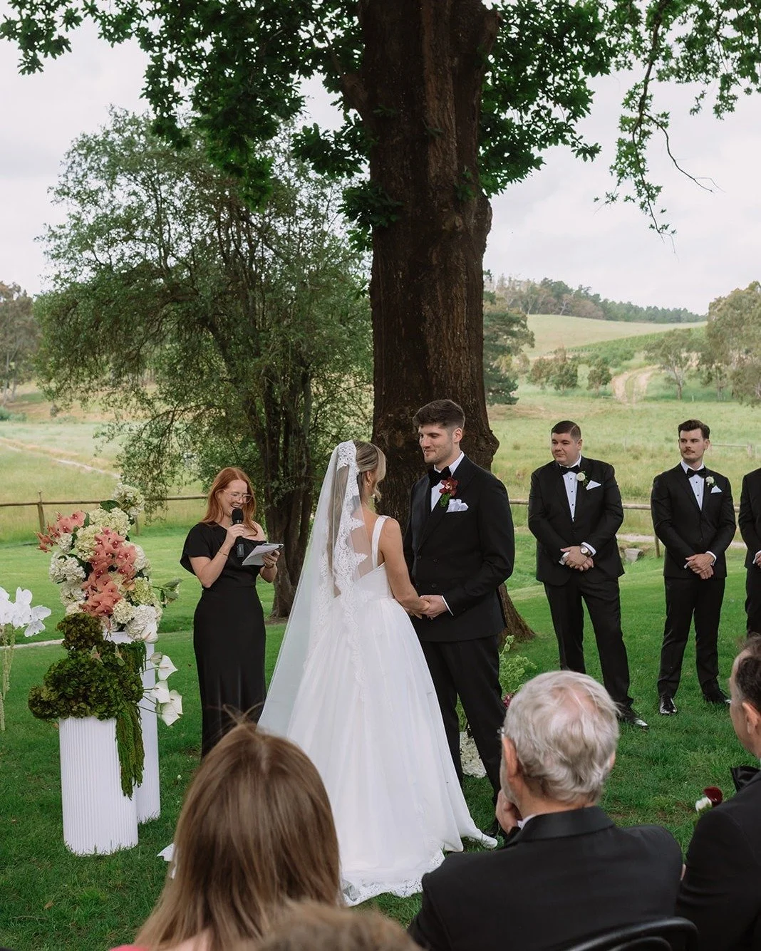 Tess &amp; Drew's wedding was filled with carefully chosen words, a quiet sense of presence, and a whole lot of love.

This was a ceremony where there was truly not a dry eye in the space. The vows they shared with each other were filled with so much