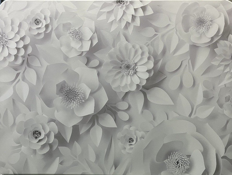 White Flower Backdrop