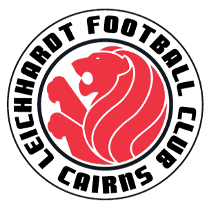 A logo featuring a stylized red lion with a mane resembling flowing hair, shown in profile, crossed paws, and a black background.