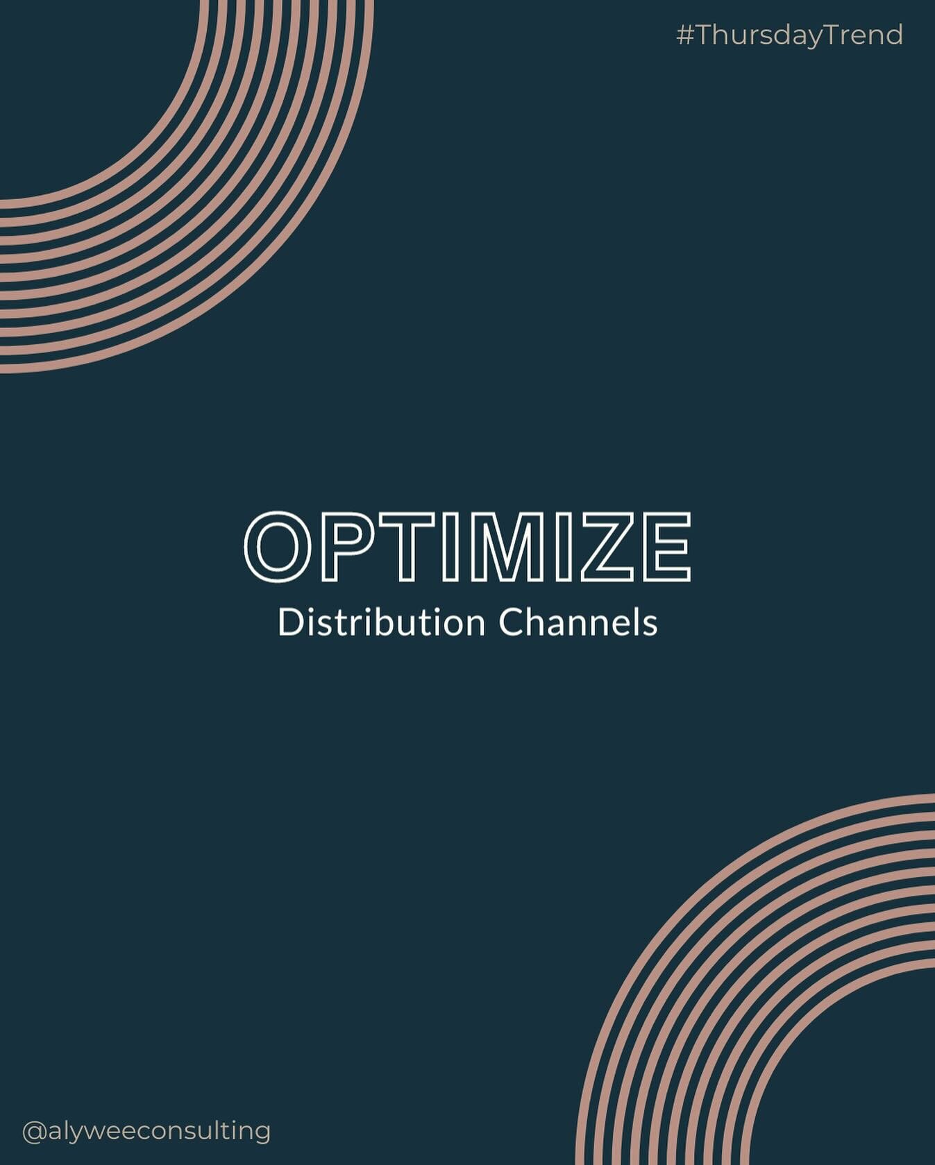 This #ThursdayTrend emphasizes the crucial role of optimizing distribution channels for maximum reach and revenue.
 
🌐 Optimize your distribution channels! From cultivating direct bookings to forming strategic partnerships, finding the optimal mix i