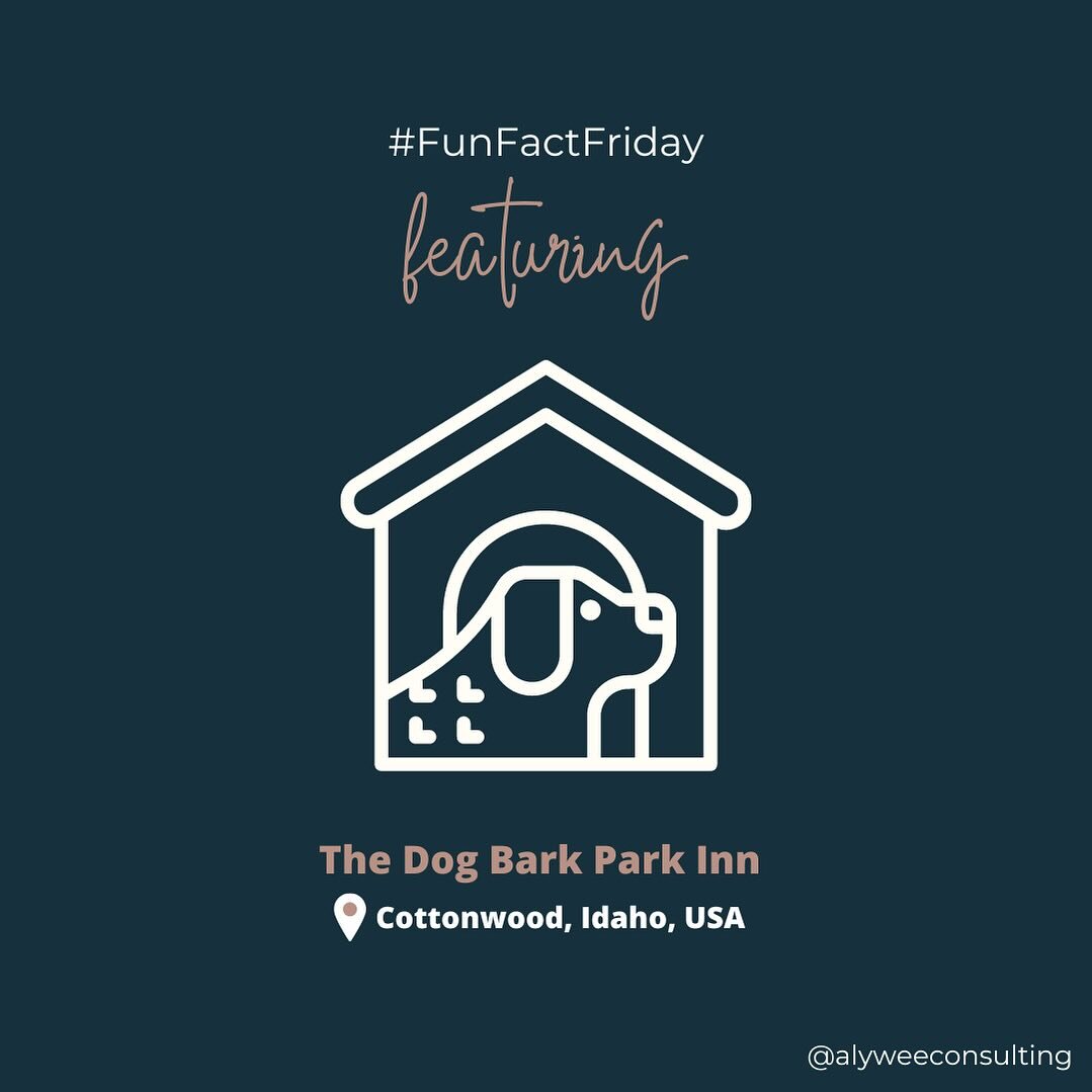 #FunFactFriday: The Dog Bark Park Inn in Idaho, USA, is shaped like a giant beagle! 
 
🐾 Stay inside this quirky roadside attraction and experience whimsical dog-themed decor, making it a must-visit for dog lovers and architecture enthusiasts alike.