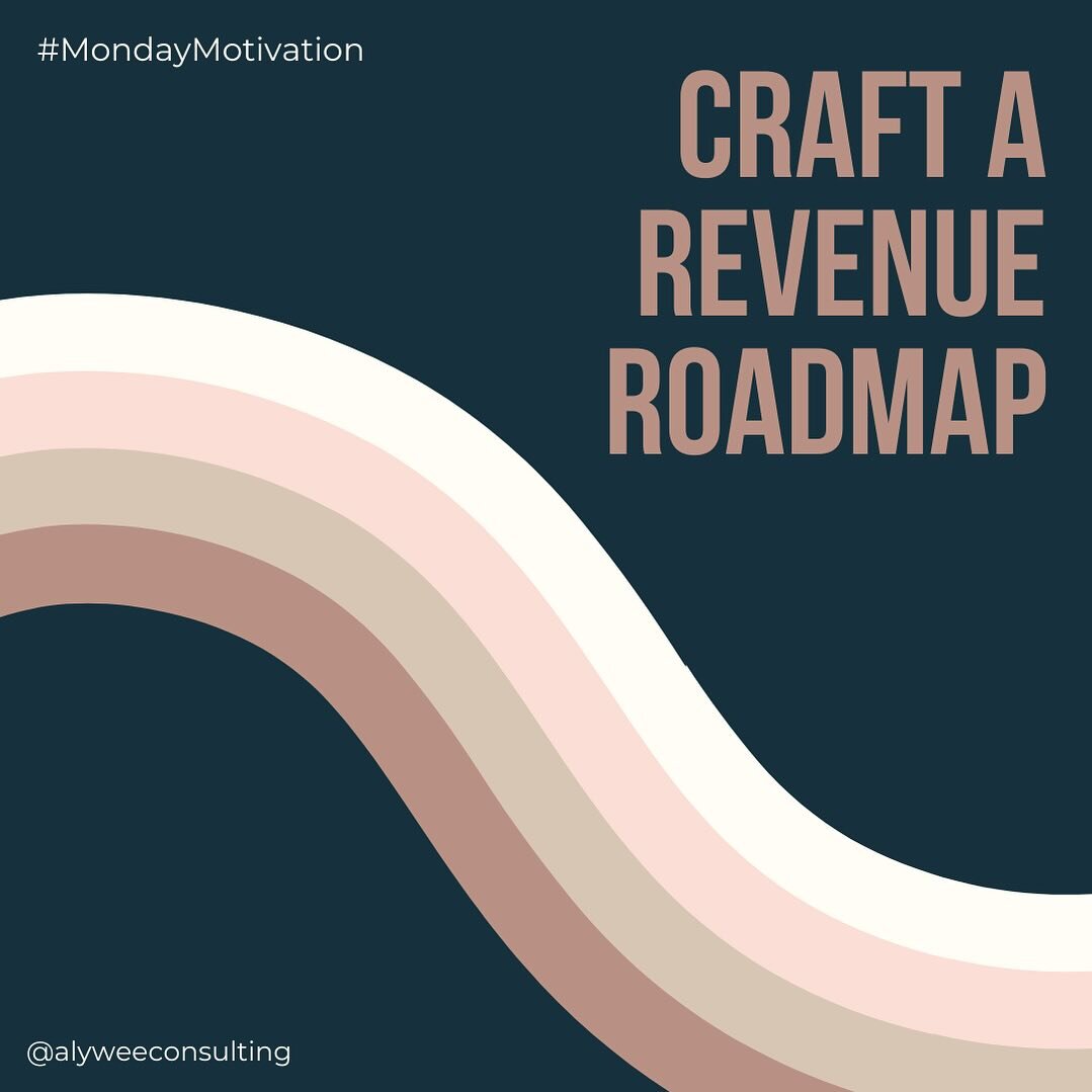 #MondayMotivation: Craft a clear revenue roadmap this Monday!
 
📊 Define your goals, outline actionable steps, and stay focused on the journey towards financial success. A well-planned route leads to profitable destinations. 
 
#AlyWeeConsulting #Ho