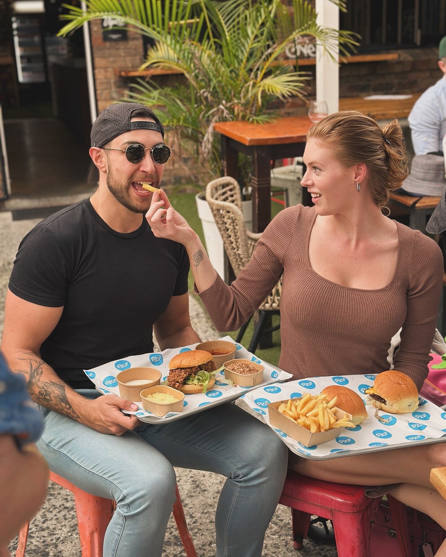 They say fries get the guys&hellip; 😂. Your fave dipping good feed is OPEN today and tomorrow from 12pm in BROOKVALE at @nomadbrewingco 😍. Come grab a feed #brookvale #dipping #sydneyfood #eating #dipit