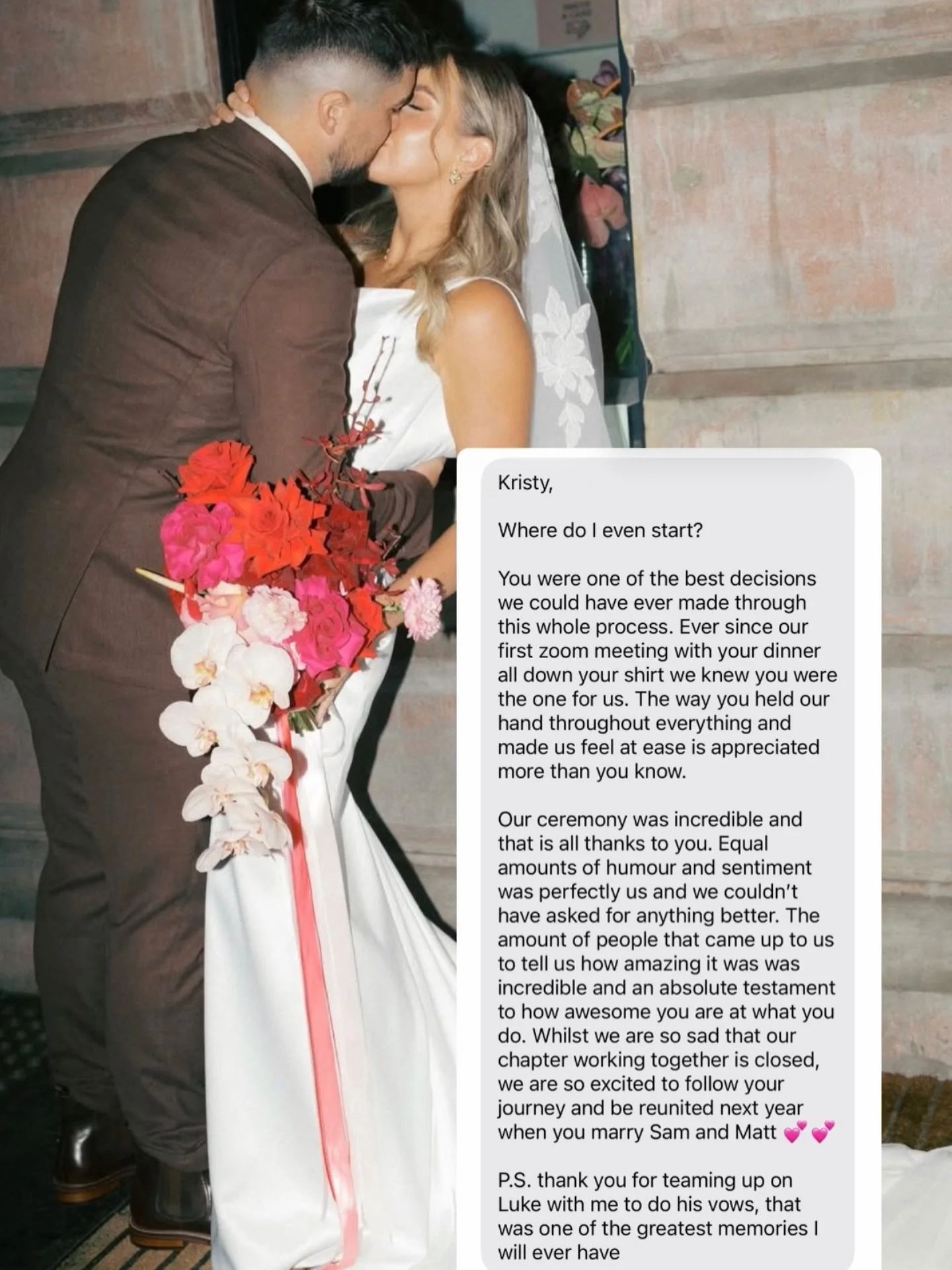 I don&rsquo;t think I&rsquo;ll ever get used to messages like this 🥹

This ceremony was something else. The kind of energy you can feel the second it starts&hellip; and it just builds&hellip; and builds&hellip; until it explodes into the biggest, be