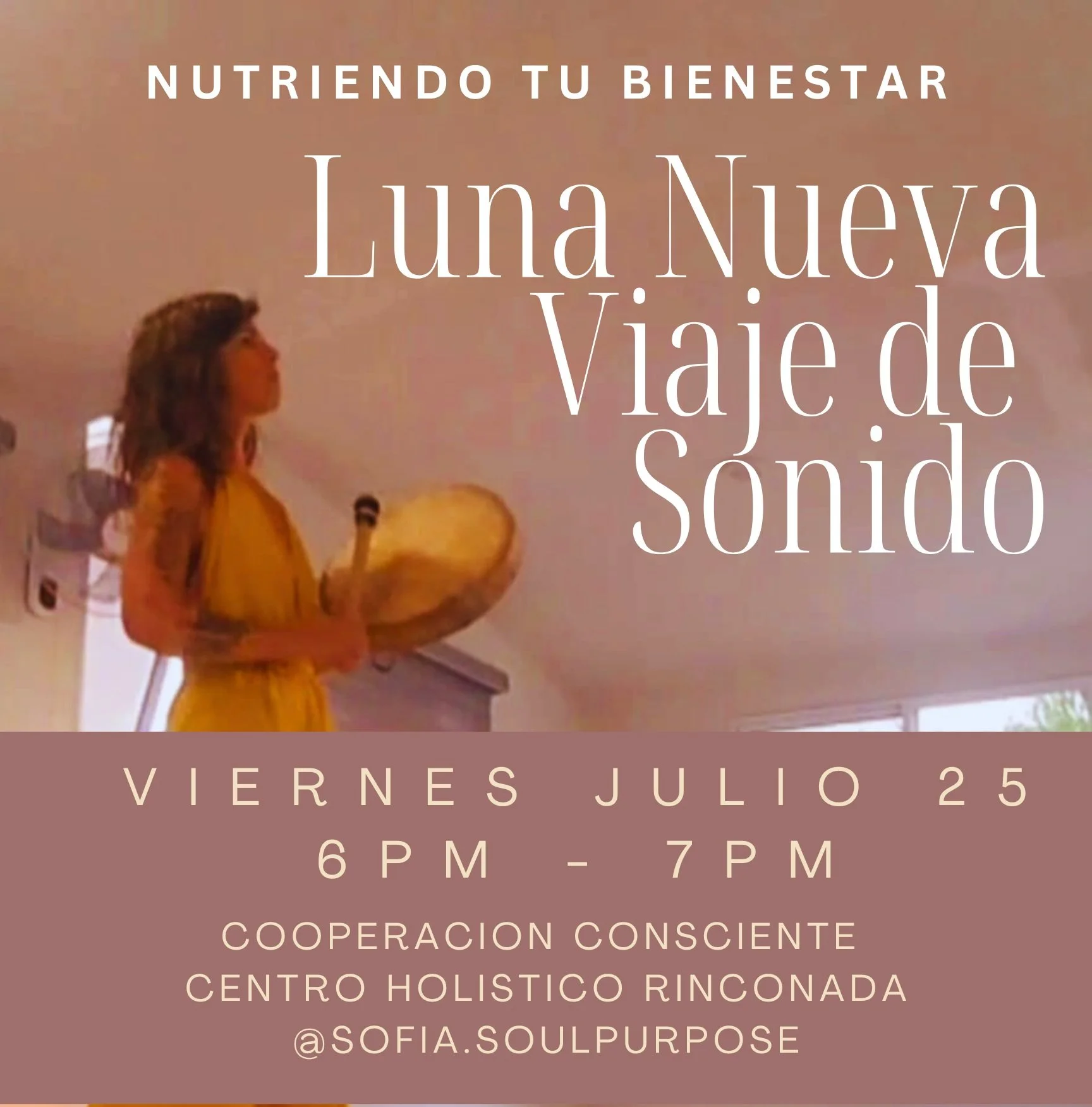 Luna Nueva Viaje de Sonido/New Moon Sound Healing Journey