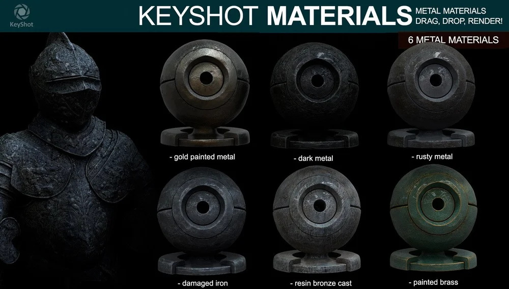 Free Keyshot Material Pack