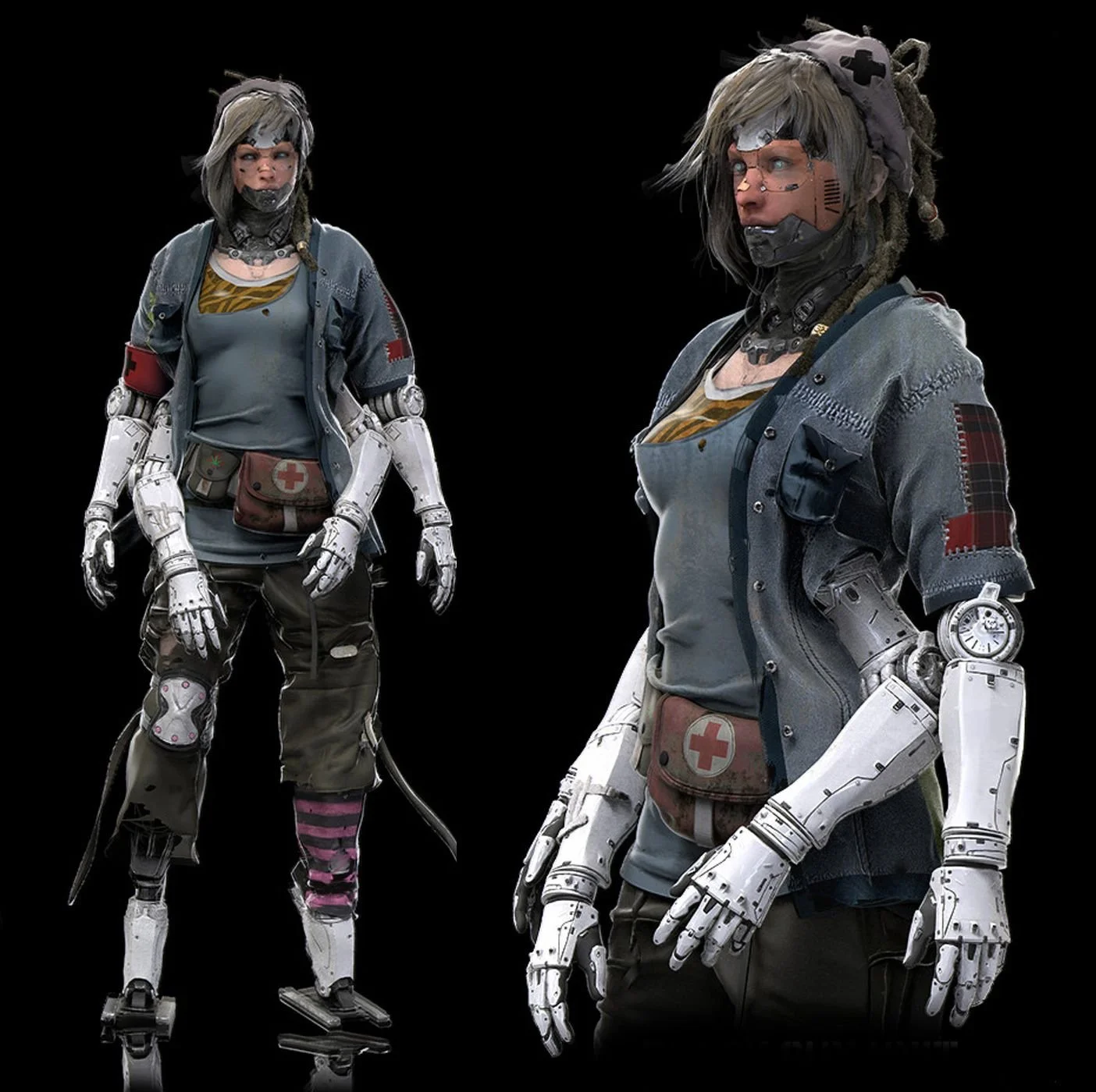 scifi character concept art