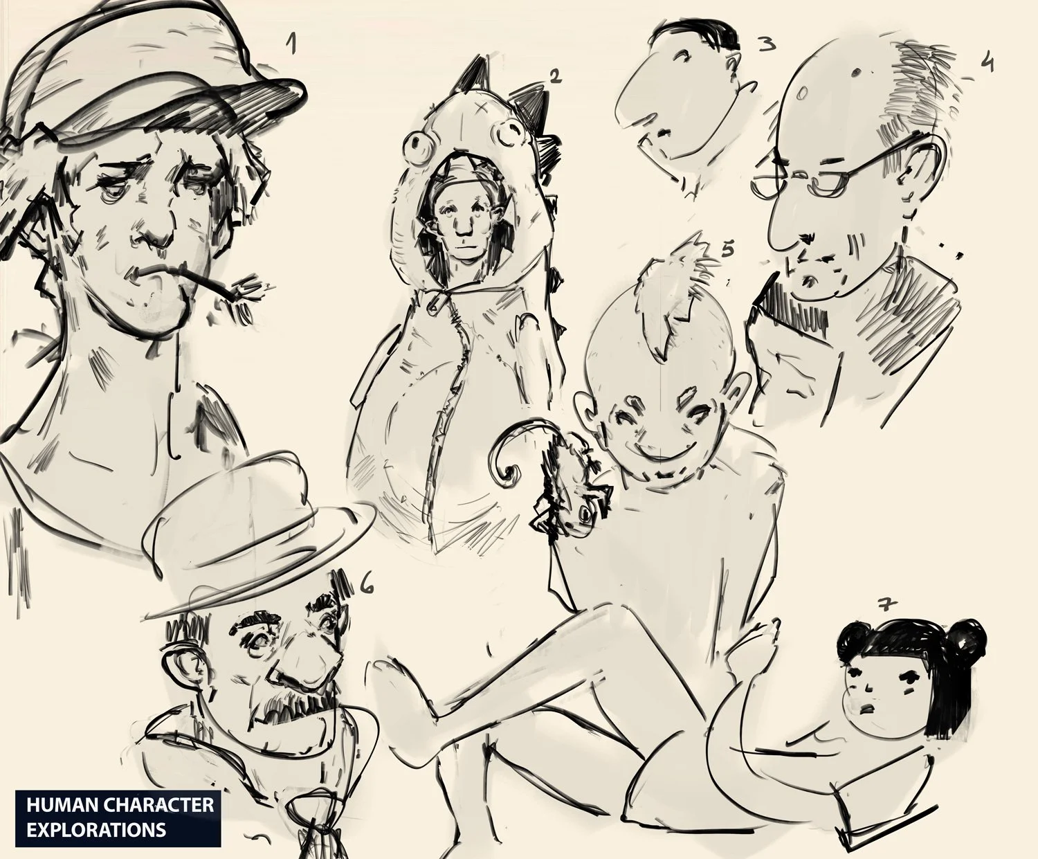 more character art explorations