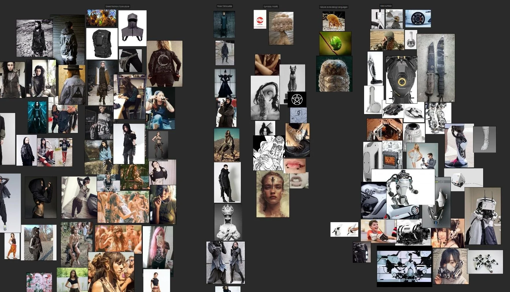 reference concept art moodboard extended