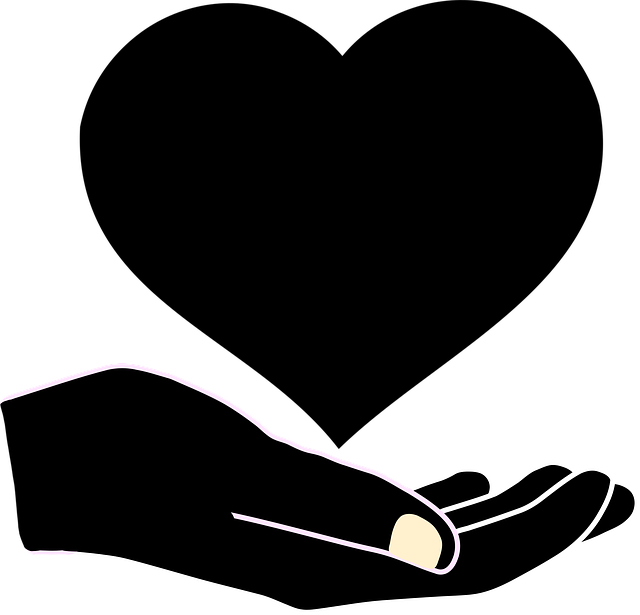 A simple line drawing of a human hand with a finger pointing upwards, set against a transparent background.