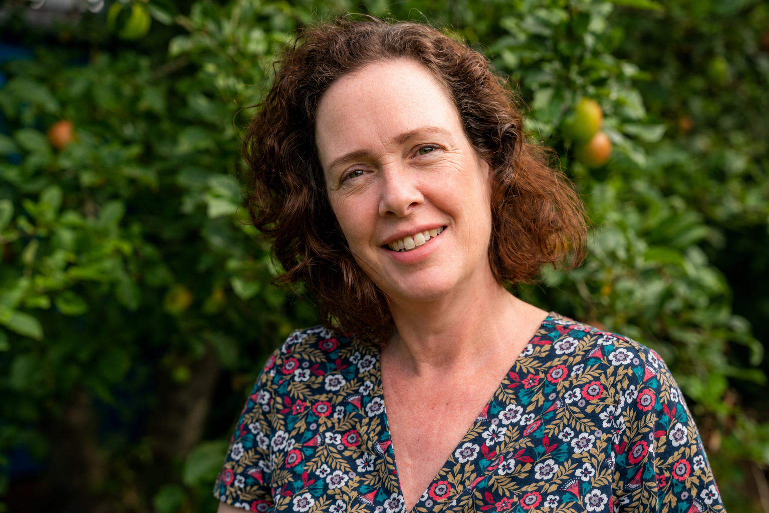 Portrait of Zoe Sylvester, founder of Ma Doula, providing birth and postnatal doula support across Hertfordshire and North London.