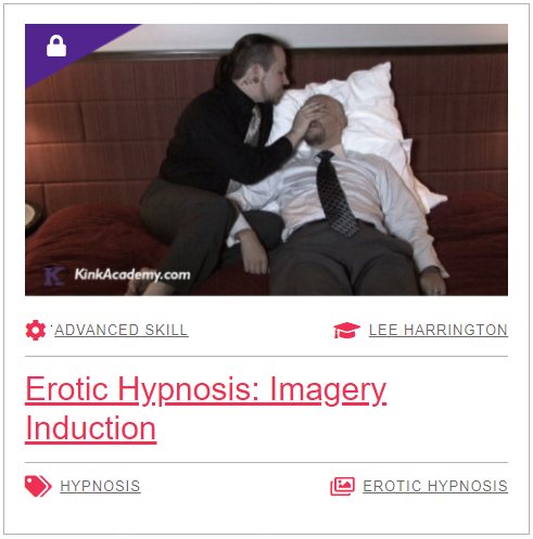 Erotic Hypnosis: Imagery Induction