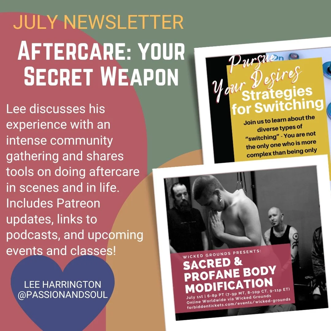 Aftercare: Your Secret Weapon - July Newsletter