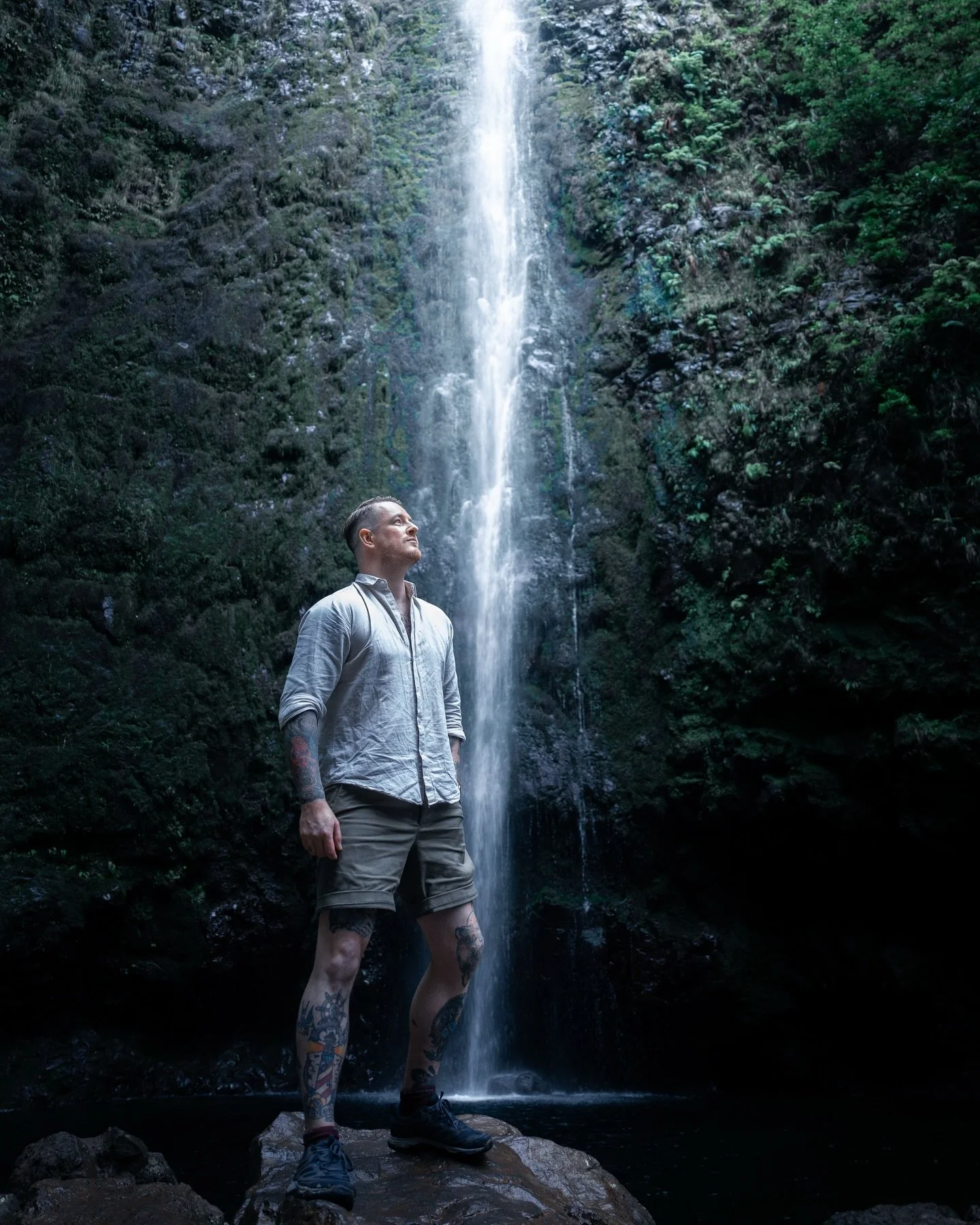 Madeira, the PR9 Levada do Caldeirão Verde hike 😍 We hiked for hours and saw almost every type of weather there is, from hot sun to heavy rain and mist. The amazing views and the enormous waterfall at the end made the trip absolutely worth it