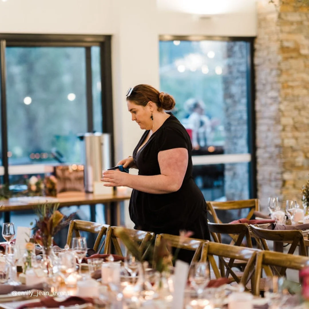 What I&rsquo;m actually doing on a wedding day 👀✨
(Hint: it&rsquo;s a lot more than &ldquo;just being there&rdquo;)

Before you even arrive: 
&bull; Onsite early to manage vendor bump-in &amp; setup 
&bull; Reviewing the run sheet &amp; event brief
