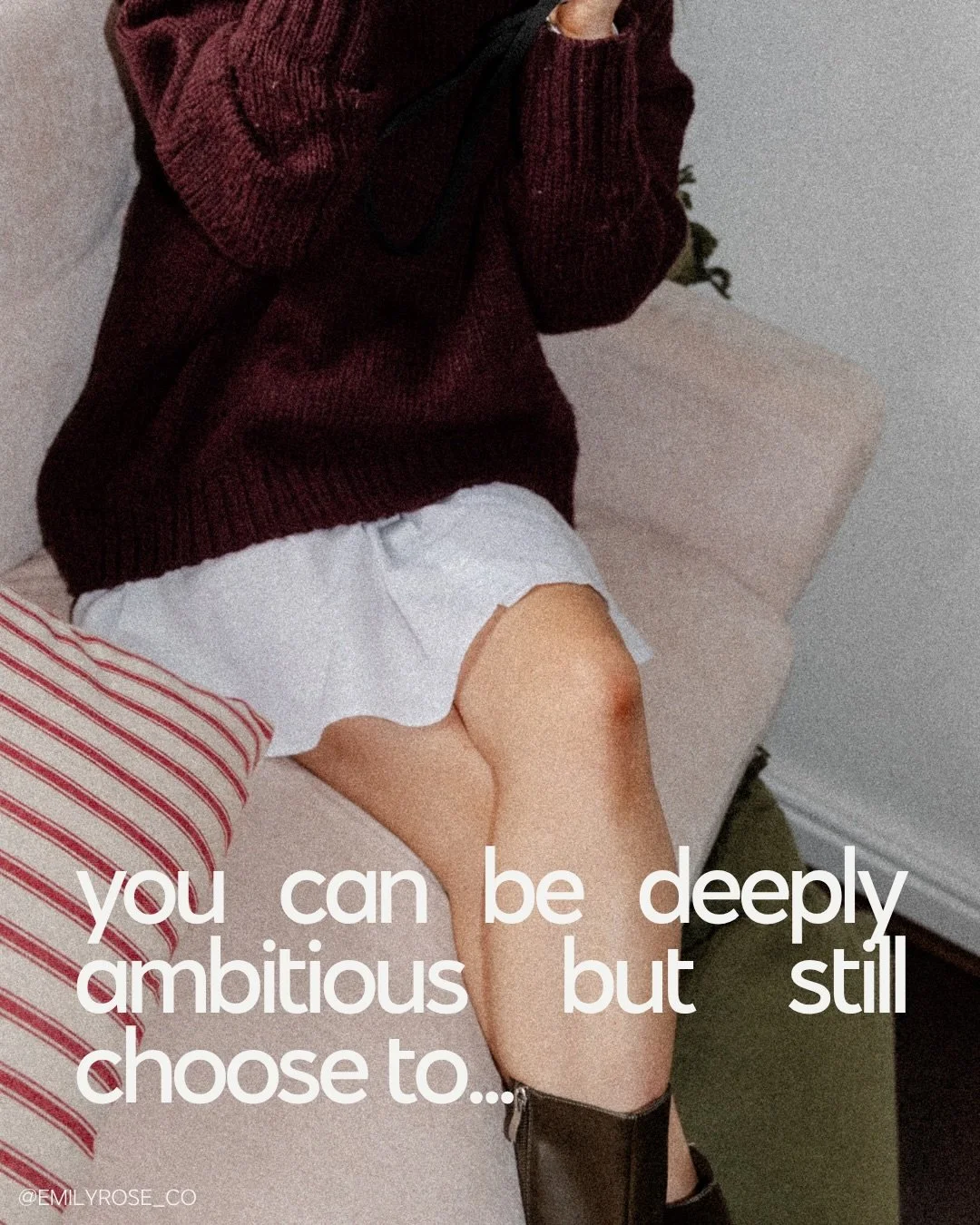 repeat after me: ambition is FUN and can feel peaceful too!!!