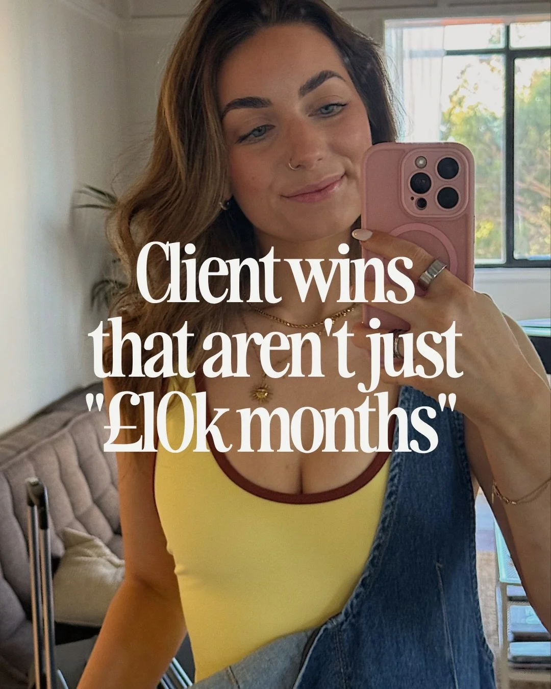 money is cool but money and FUN is cooler 😎❤️&zwj;🔥

My clients are building and scaling peaceful, profitable businesses. They grow year on year, pay themselves more, and are building real wealth. 

But the non-financial wins that mean they get to 