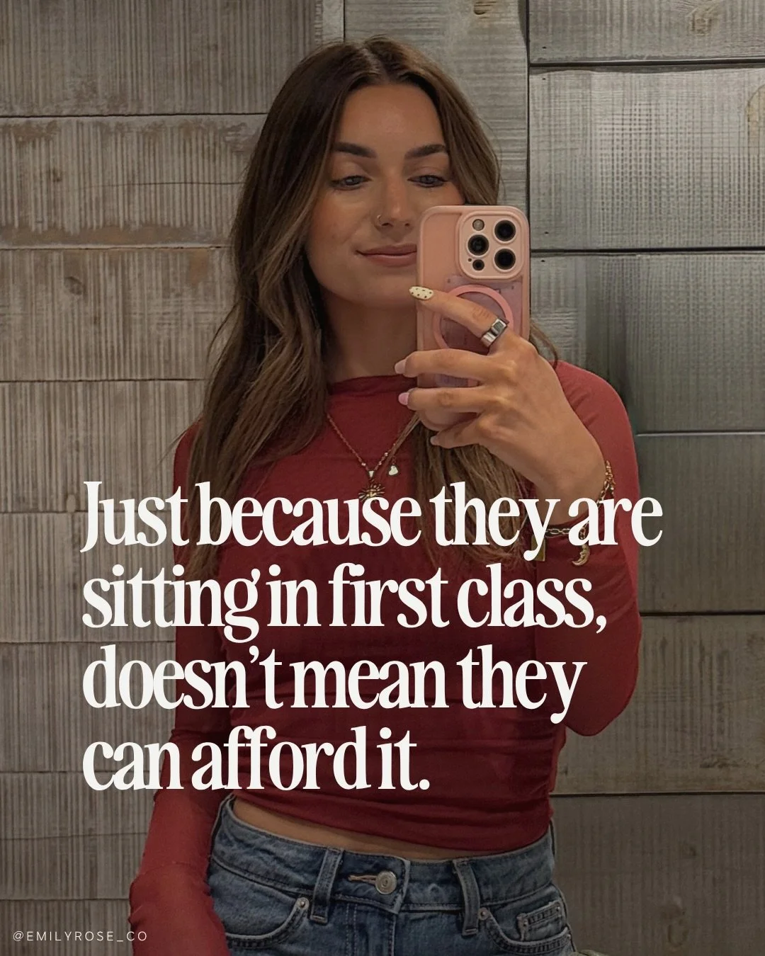 Before you invest, filter for BS. Please 🤍 

&rarr;Remember you don&rsquo;t know the wider context of that persons life. Ask yourself if you align with their values, or do you just like what they have?

&rarr;Do you actually want that version of lif