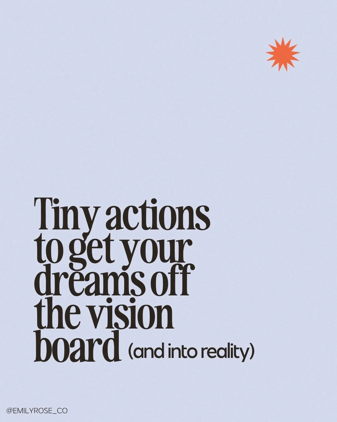 Your dreamy ideas are sitting and waiting, but you&rsquo;re a tiny step away from making them happen 🤸

One of the bigggggest problems I speak to business owners about is having ALL the ideas but no idea how to make it happen. 

The projects feel to