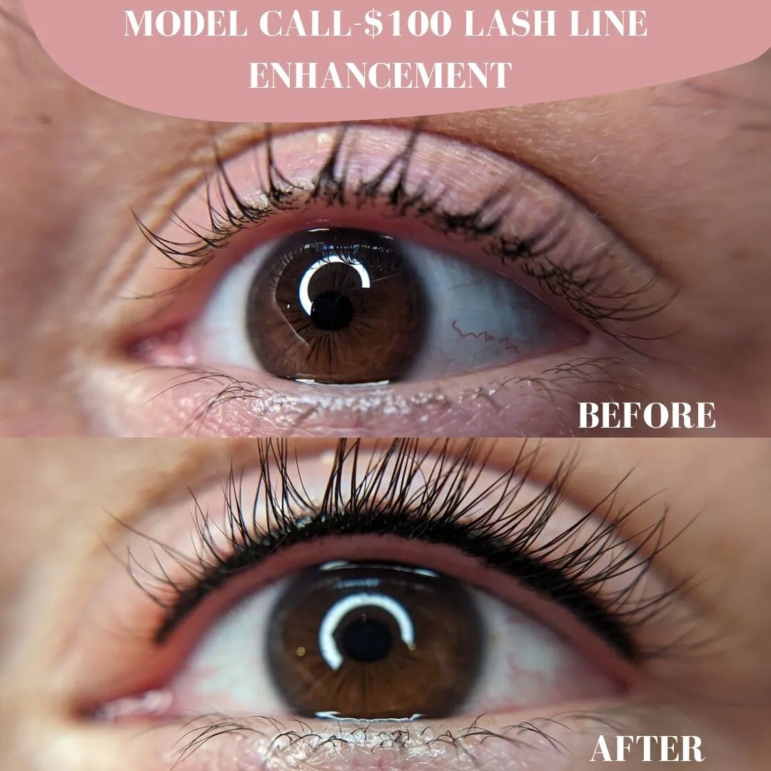MODEL CALL for Lash Line Enhancement! Lash Line Enhancement is a form of Semi-permanent Eyeliner! It is done right along the lashes to enhance the appearance of the lashes! Making them appear darker and thicker! This is such a simple and elegant eyel