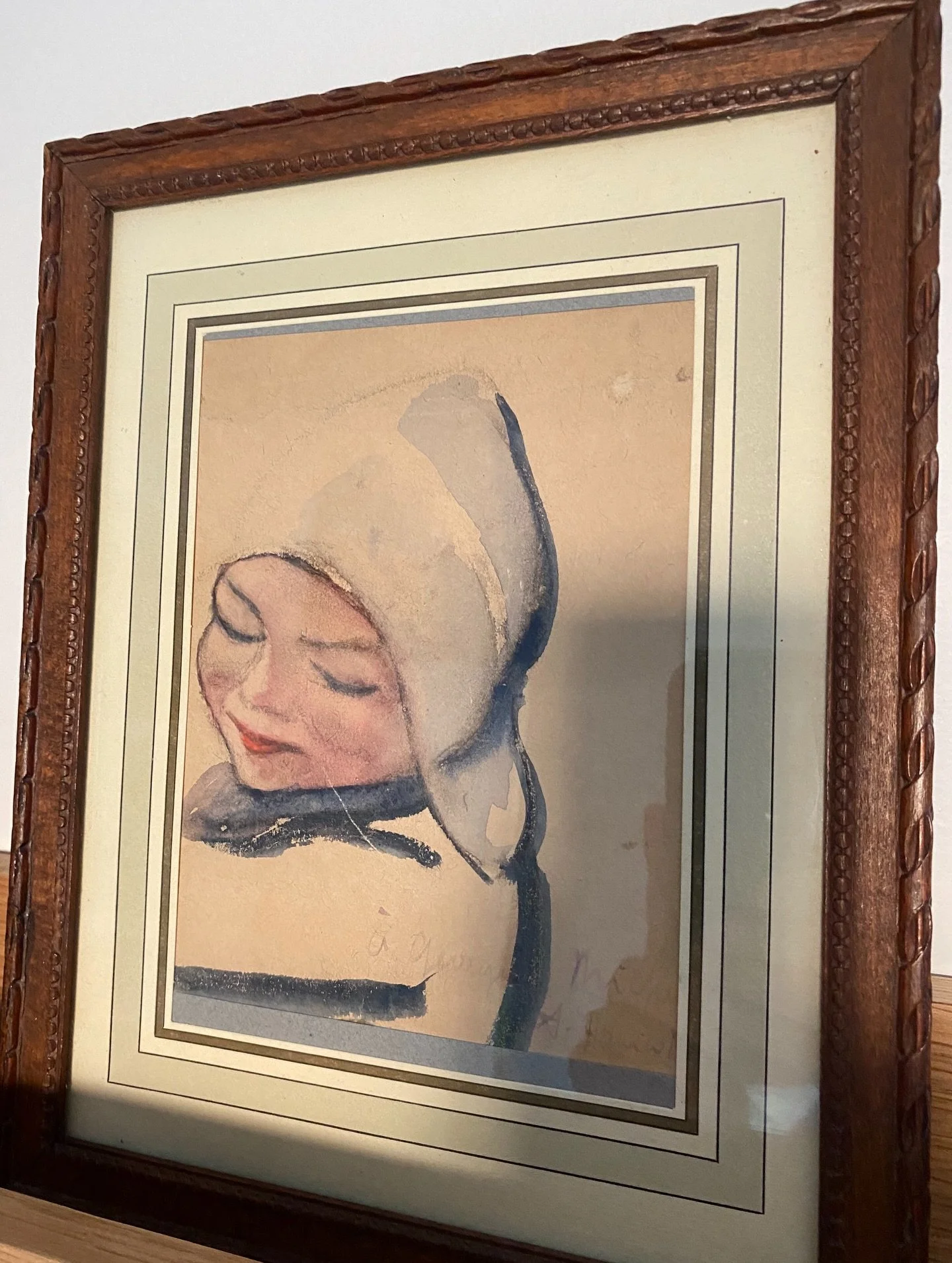 Nouveaut&eacute;s &agrave; retrouver sur le site. New items for sale on the website. #aquarelleancienne #augustinhanicotte #peinturesanciennes #objetsvintage #frenchantiques