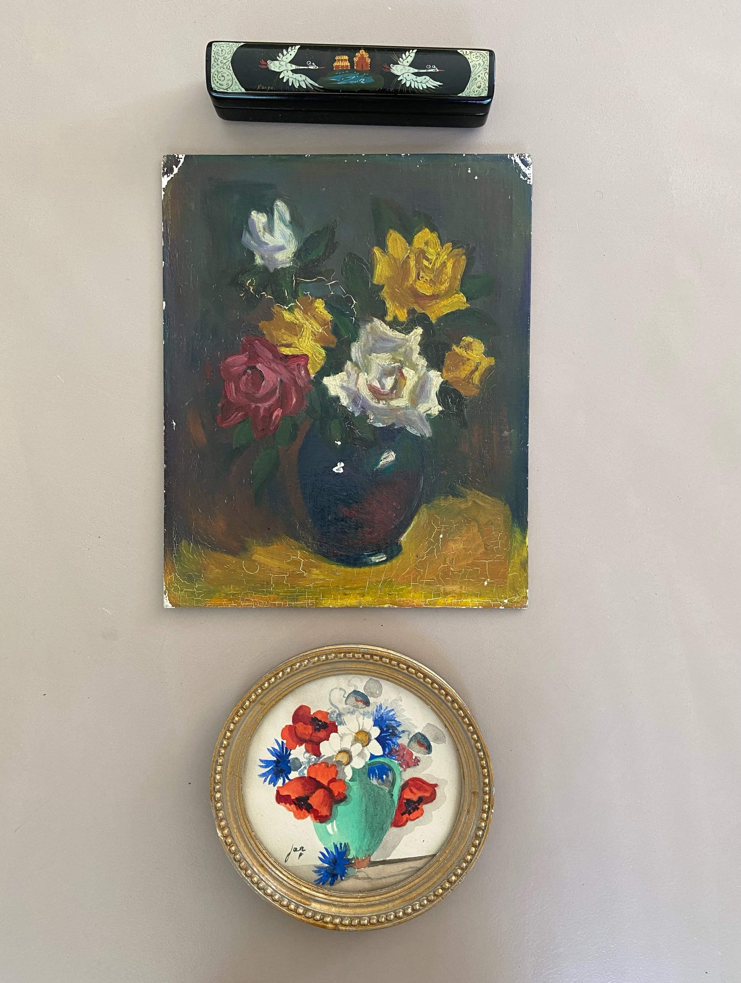 Flowers ! Happy Monday 
#walldecoration #interiors #vintagehome