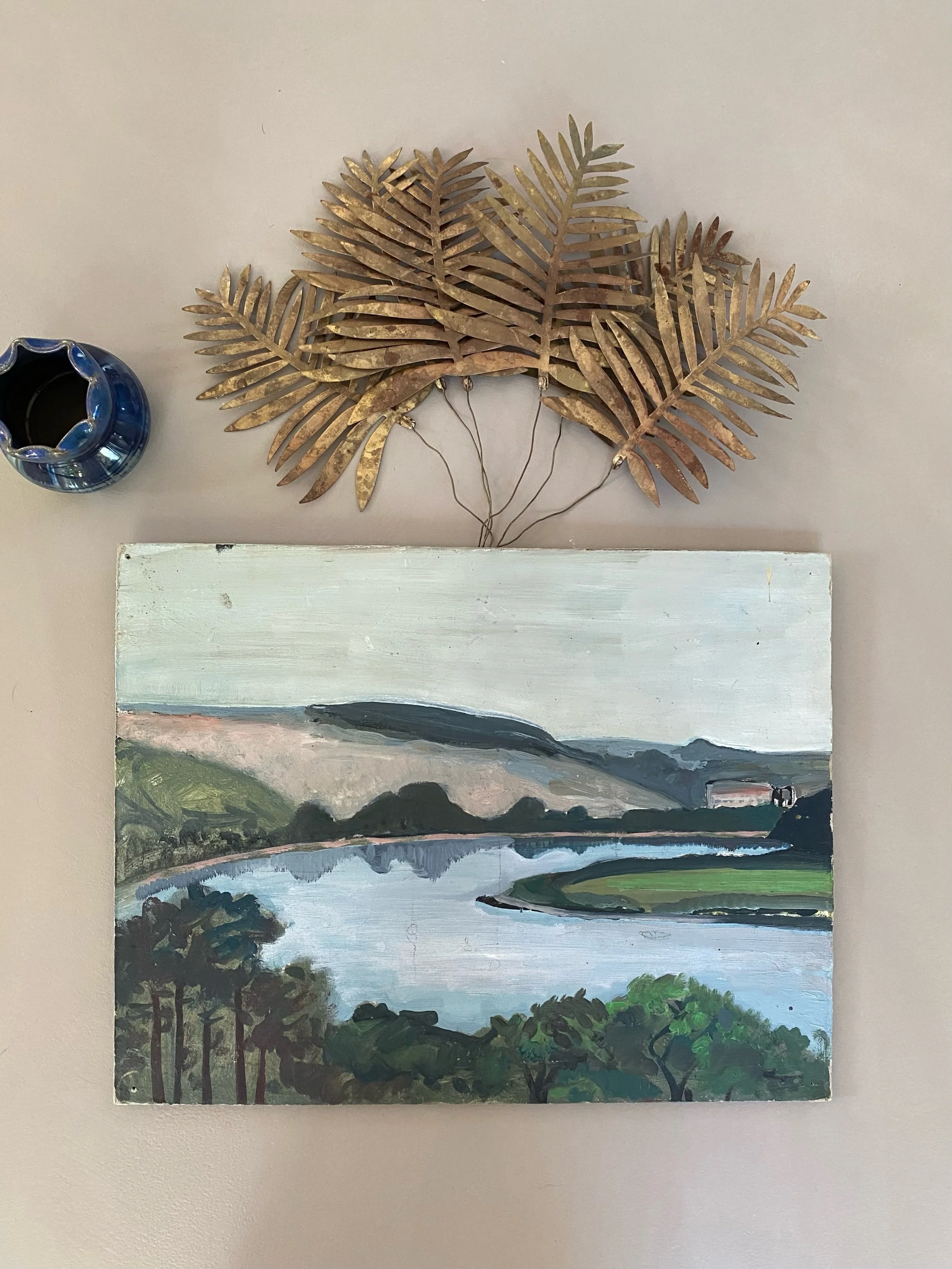 Tableau ancien. Huile sur carton 35x27 cm. A retrouver sur le site ou renseignements par message. Vintage painting. Oil on Cardboard. Measure 35X27 cm. For sale on the website or send a message for more details. #vintagehomedecor #tableauxanciens #wa