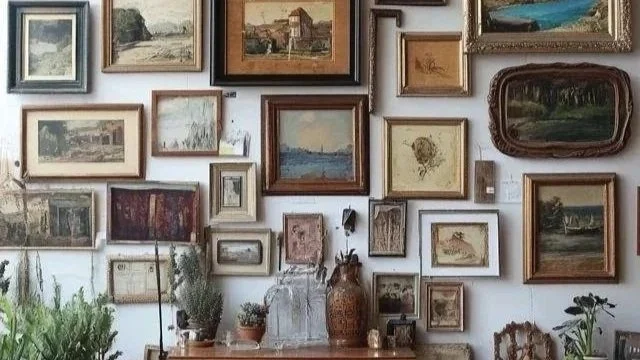 Comment décorer avec des tableaux anciens