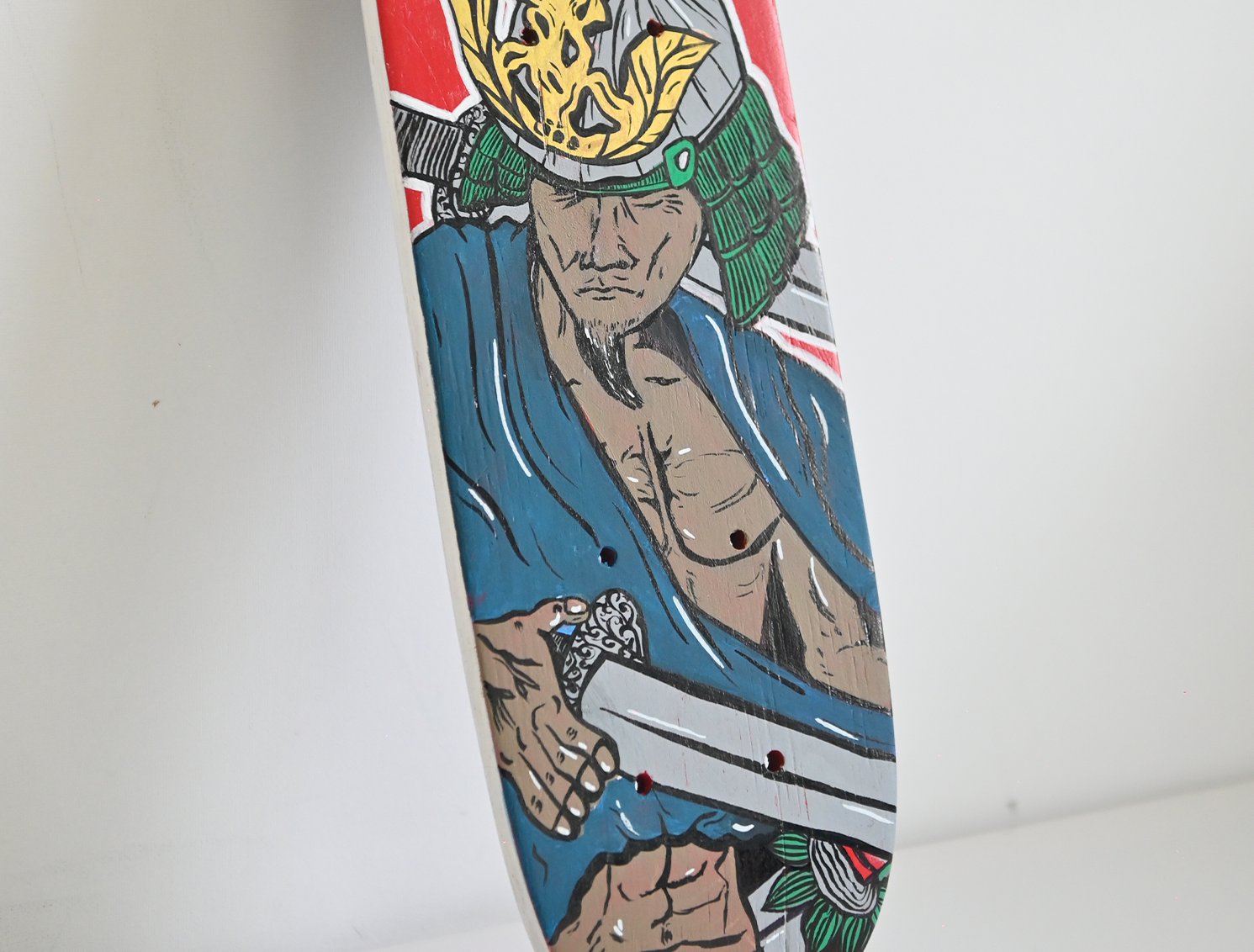 Samurai skateboard