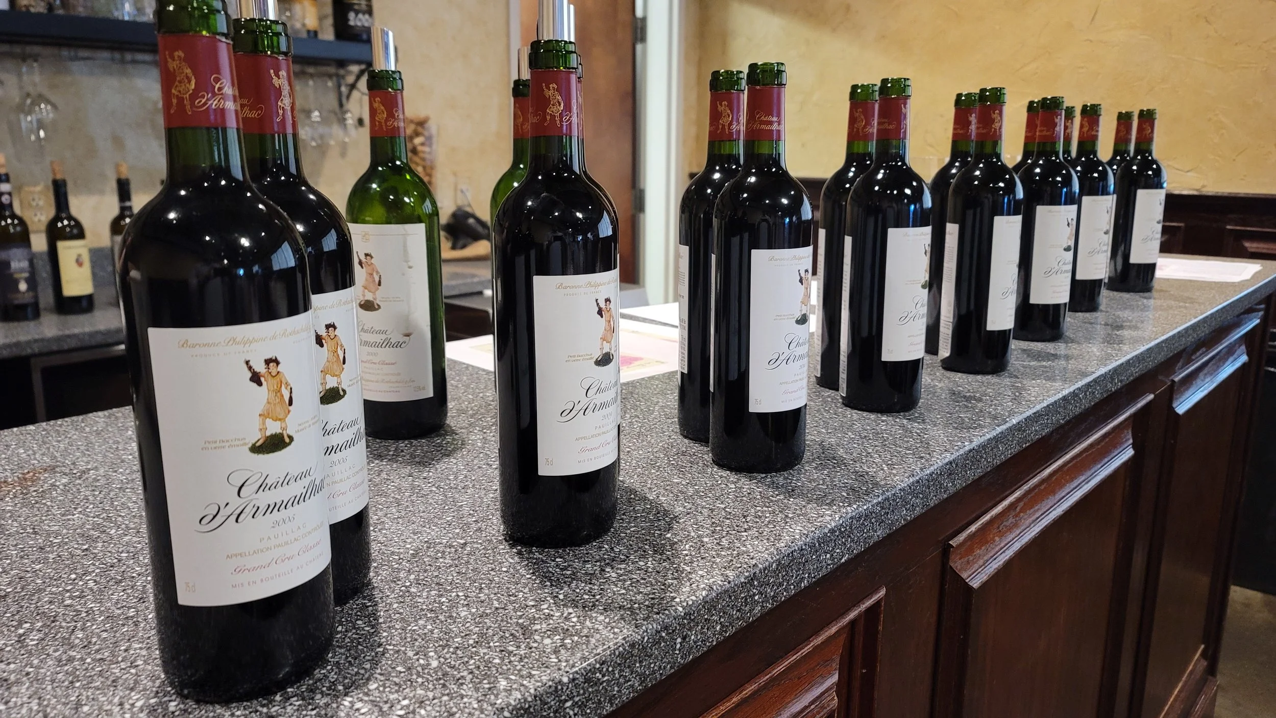 Château d'Armailhac Vertical: 20 Years of Pauillac Excellence