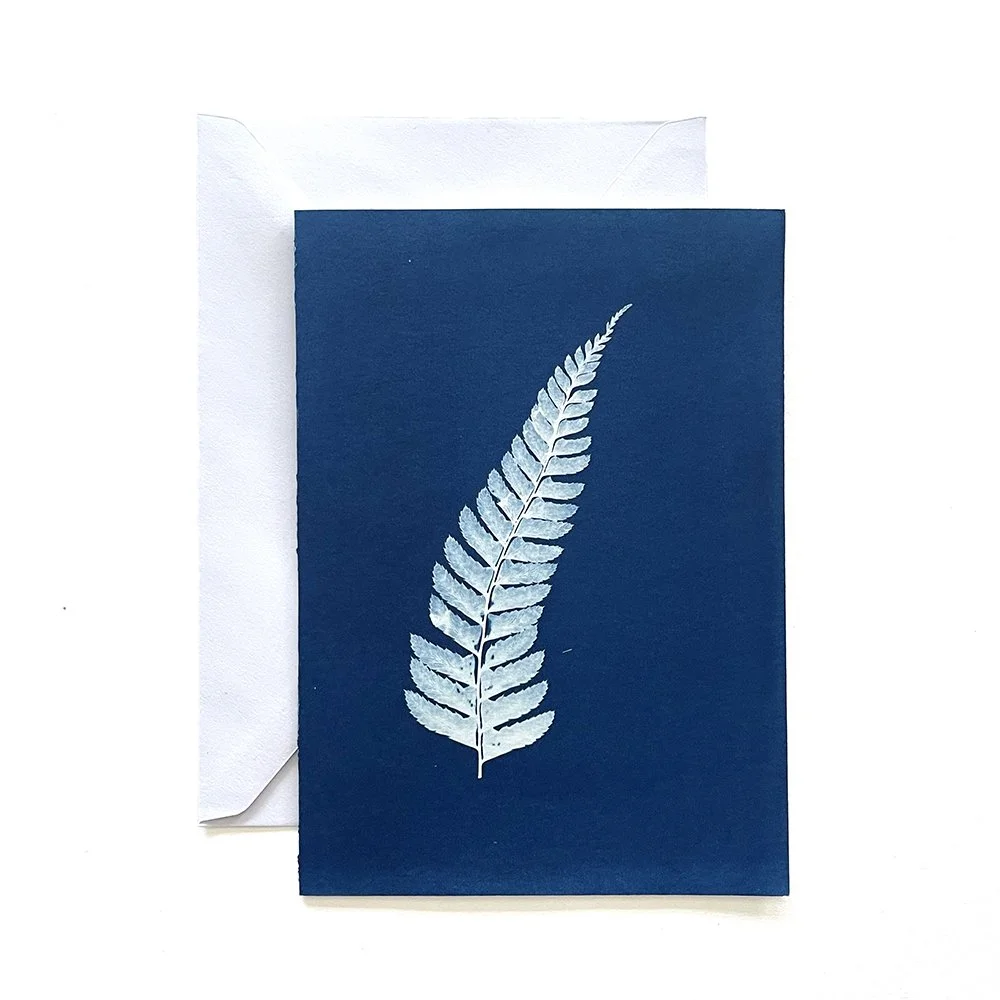 Cyanotype Greeting Card
