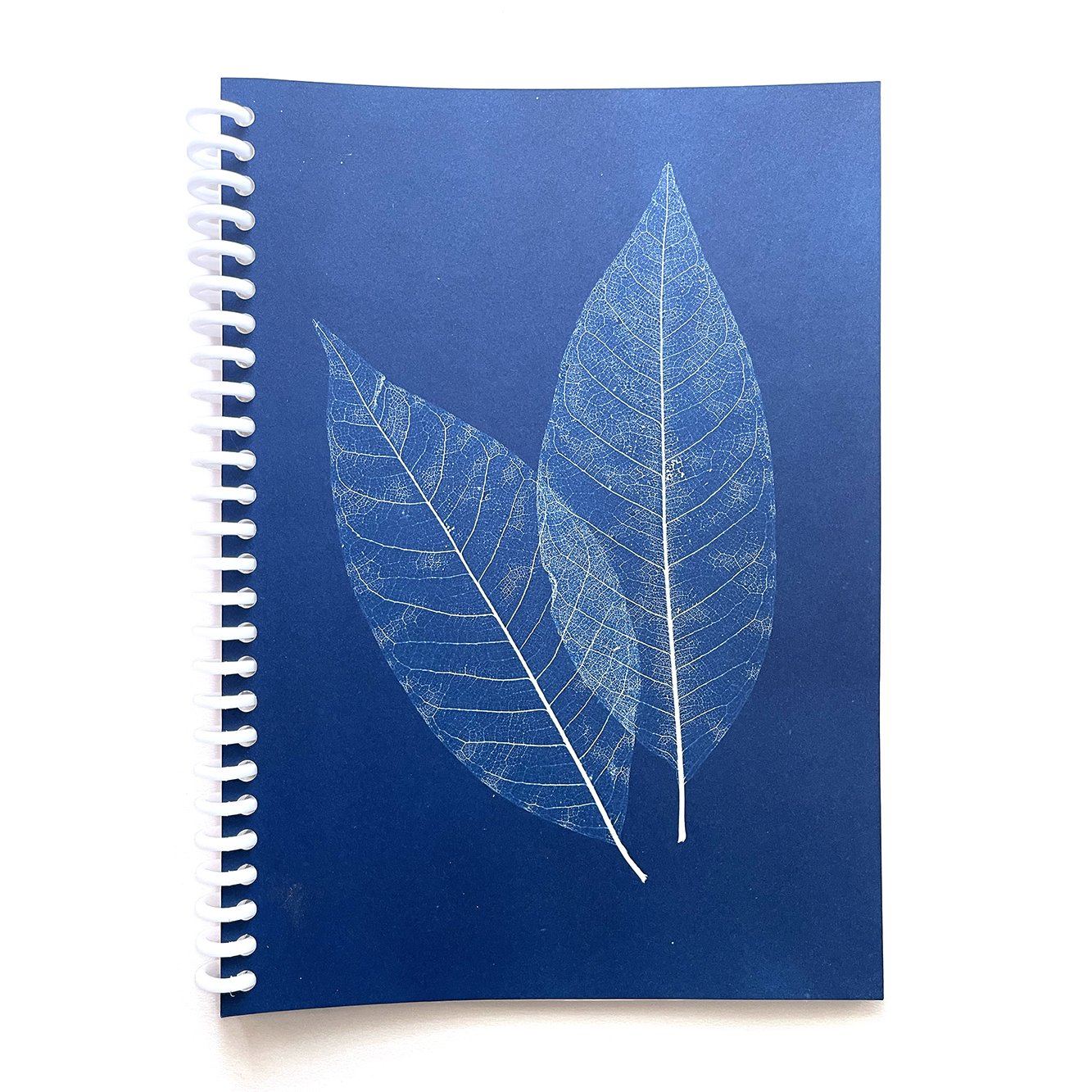 Large Cyanotype Notebook - Lined Paper