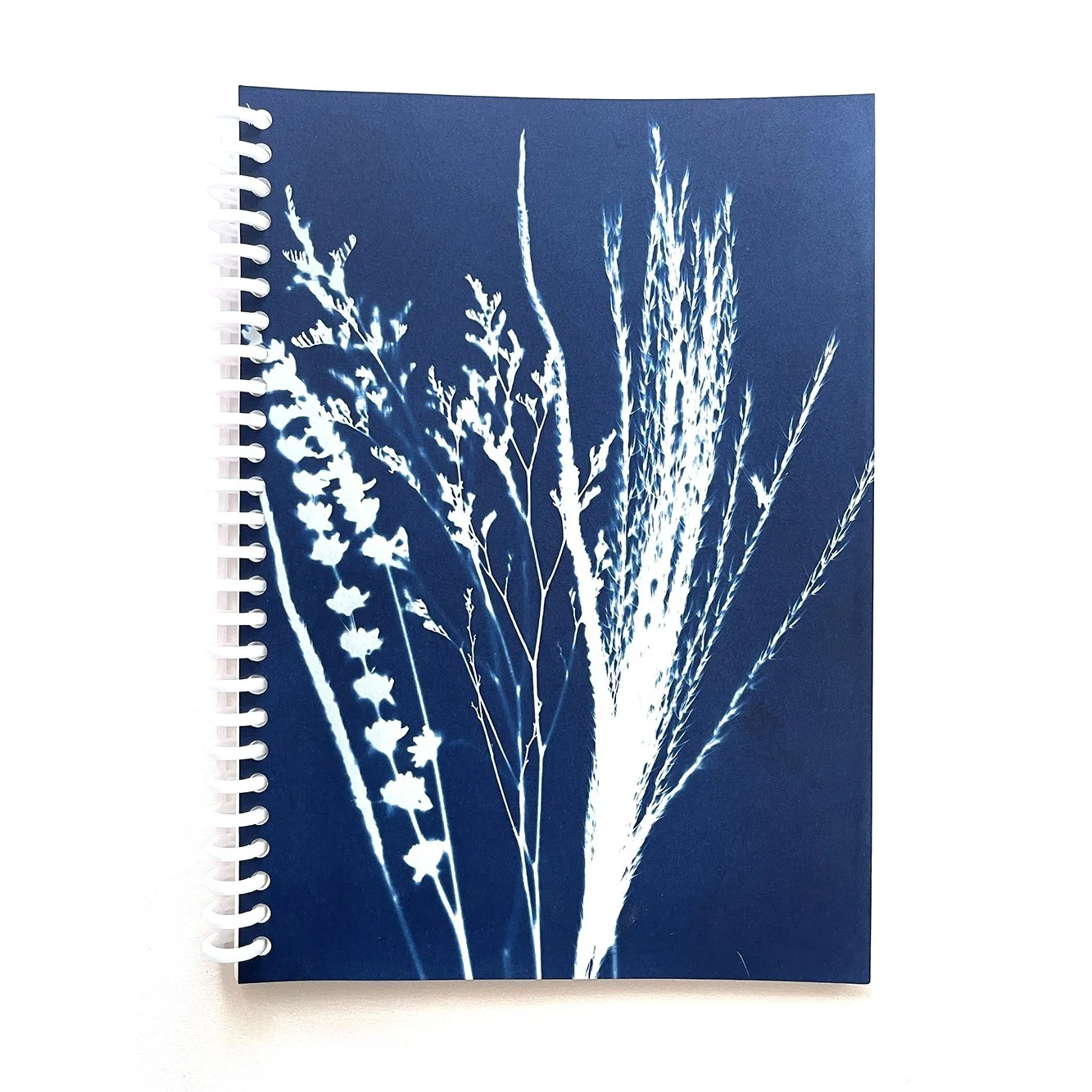 Large Cyanotype Notebook - Lined Paper