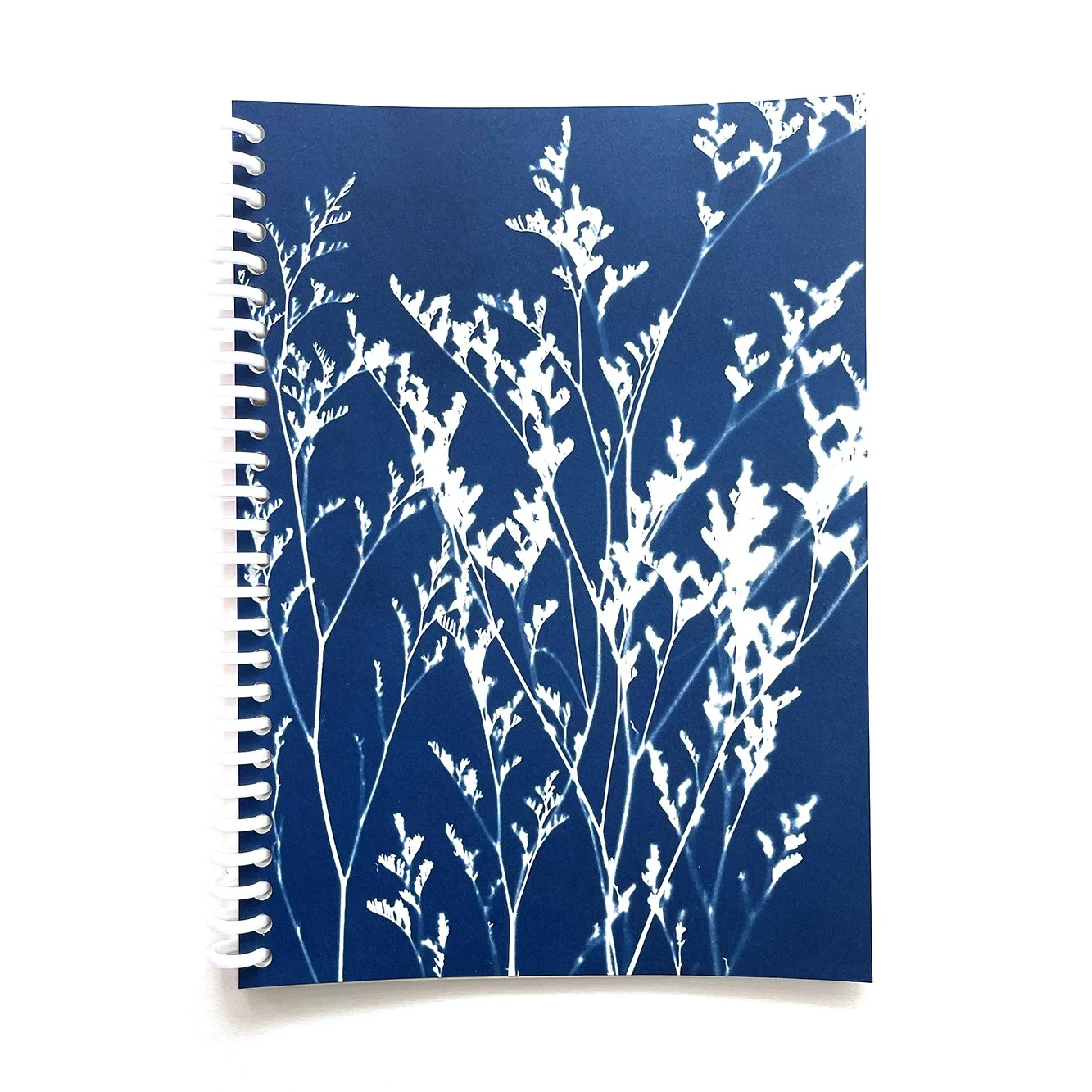 Large Cyanotype Notebook - Lined Paper