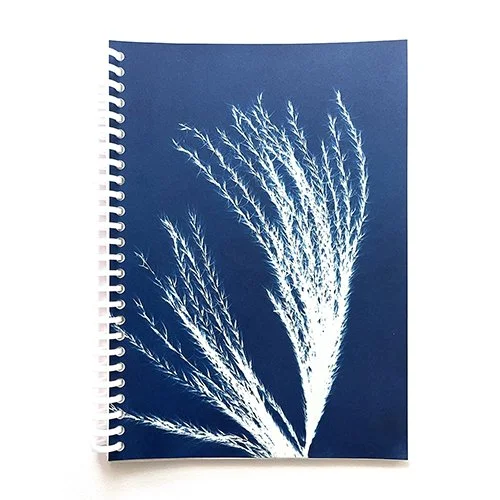 Large Cyanotype Notebook - Graph Paper