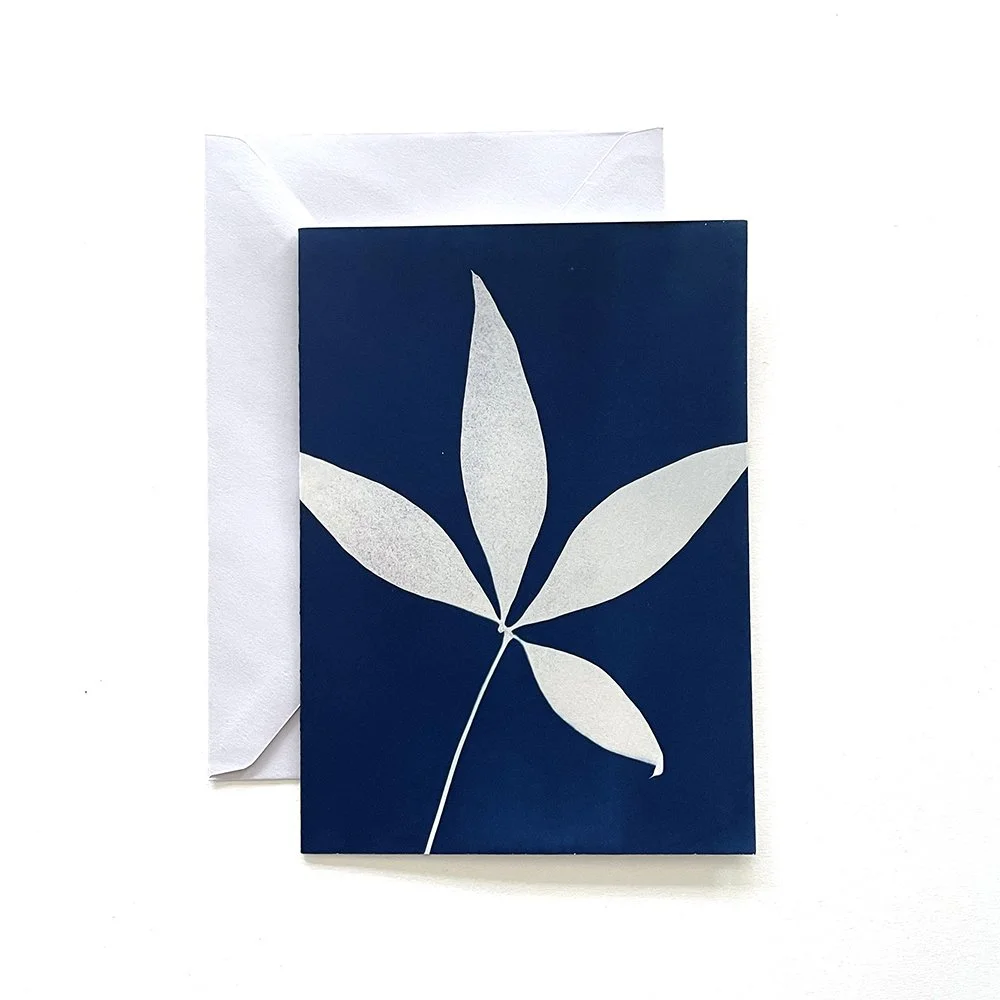 Cyanotype Greeting Card