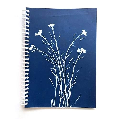Large Cyanotype Notebook - Graph Paper